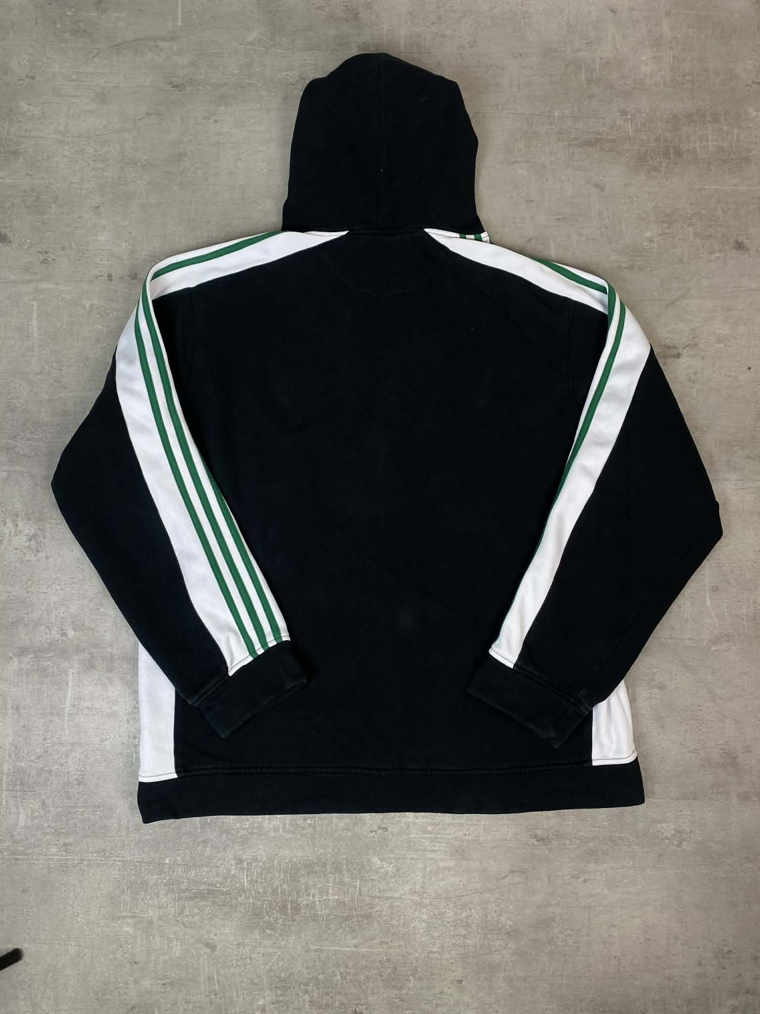 Adidas Adidas Black Hoodie Celtics 2010s Hoodie Size US XL / EU 56 / 4 - 3 Thumbnail
