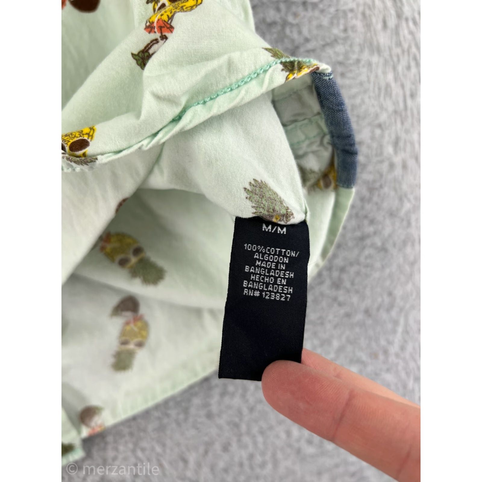Vintage Good Vibes Shirt Mens Medium Green Button Up Pineapple All Over Print Cocktails Size US M / EU 48-50 / 2 - 4 Thumbnail