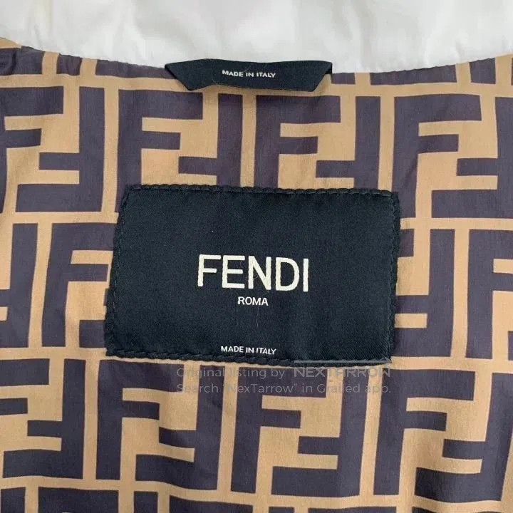 Fendi Fendi Logo Print Zip Collar Down Jacket. Size US S / EU 44-46 / 1 - 5 Thumbnail