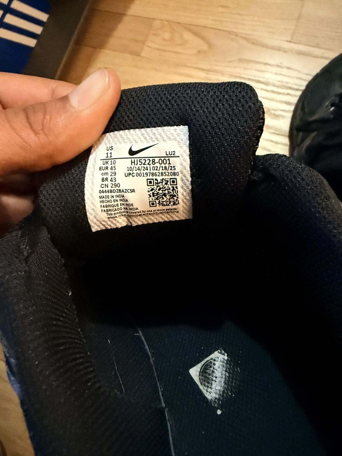 Nike Nike RNR V5 black size 11 Size US 11 / EU 44 - 6 Thumbnail