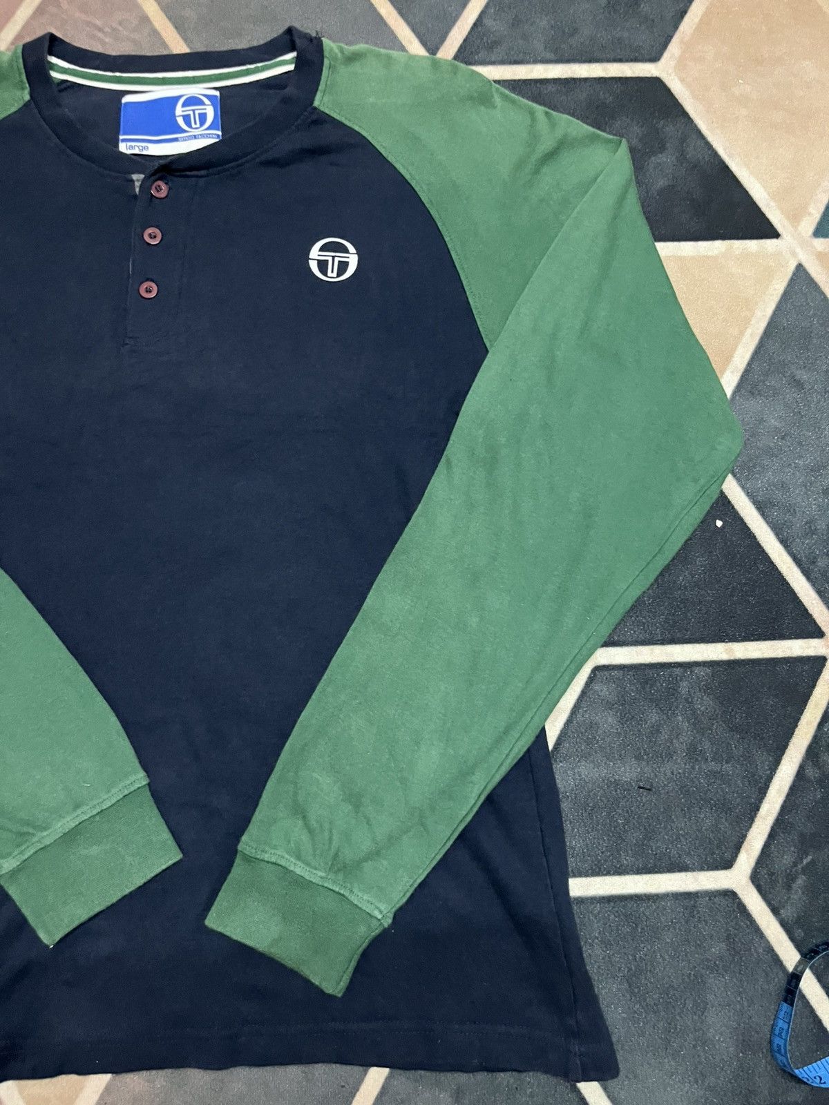 Sergio Tacchini 💥Sergio Tacchini Backnumber 76 Tee Size US L / EU 52-54 / 3 - 4 Thumbnail