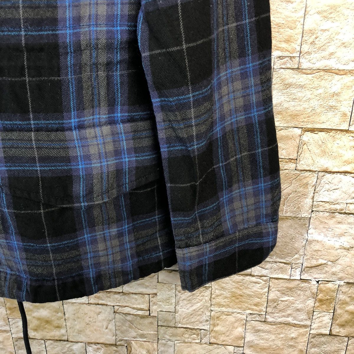 Japanese Brand Marc by Marc Jacobs checkered Blue Flannel jacket #A873 Size US S / EU 44-46 / 1 - 8 Thumbnail