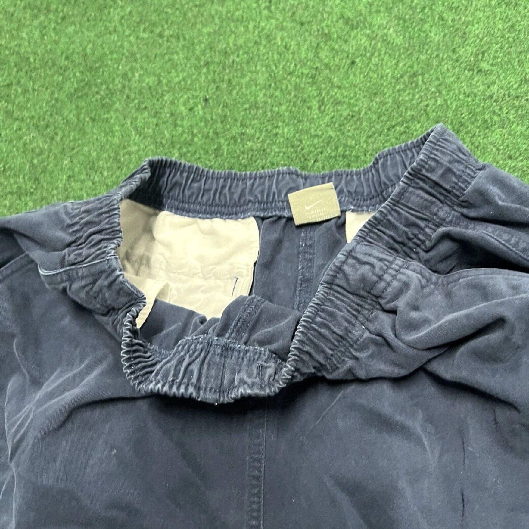 Nike Vintage Nike Shorts Mens Extra Large Navy Running Active Casual Gym Swoosh Y2K Size US 36 / EU 52 - 4 Thumbnail