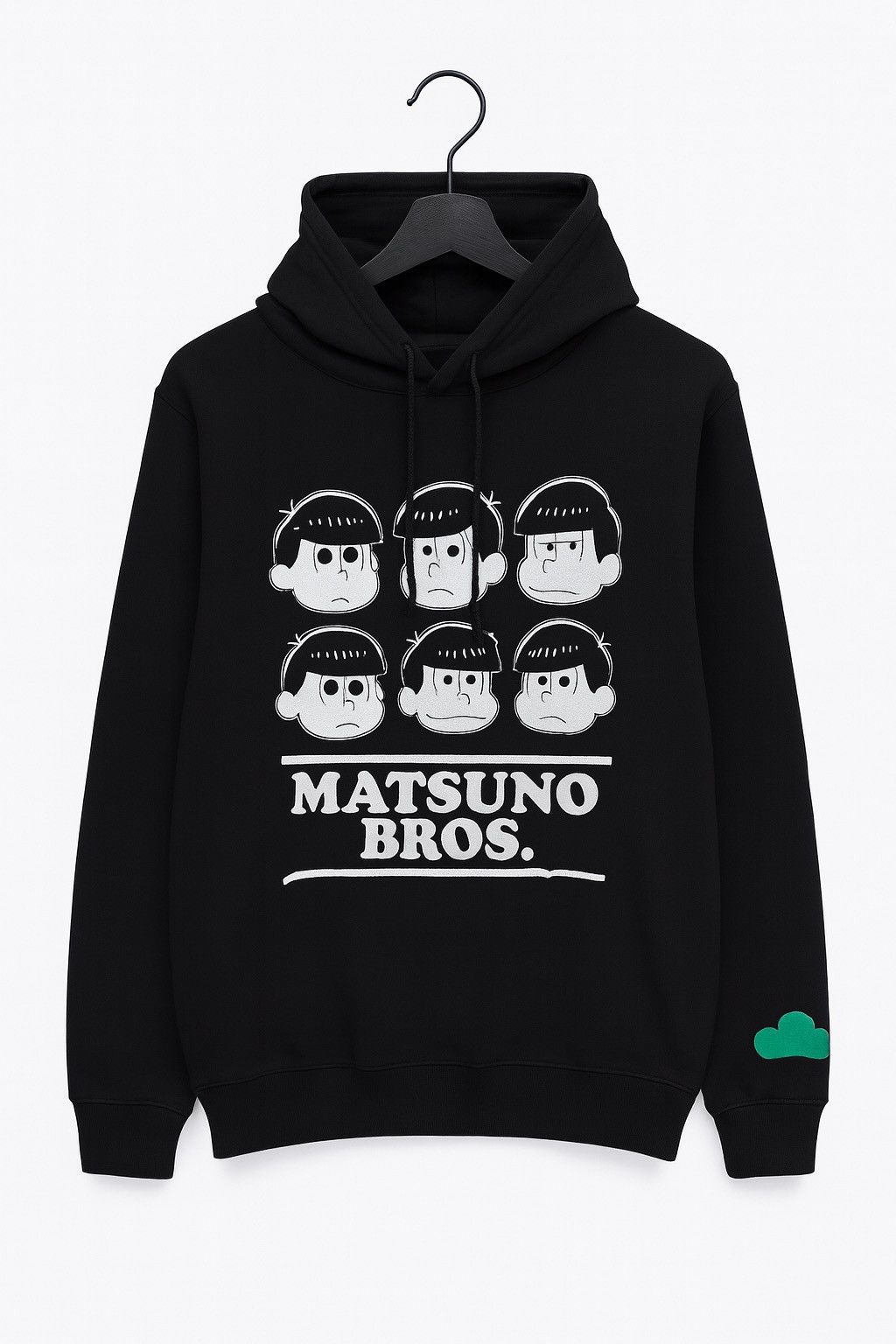 Anime Vintage Osomatsu-san “Matsuno Bros.” Black Hoodie Size US M / EU 48-50 / 2 - 1 Thumbnail
