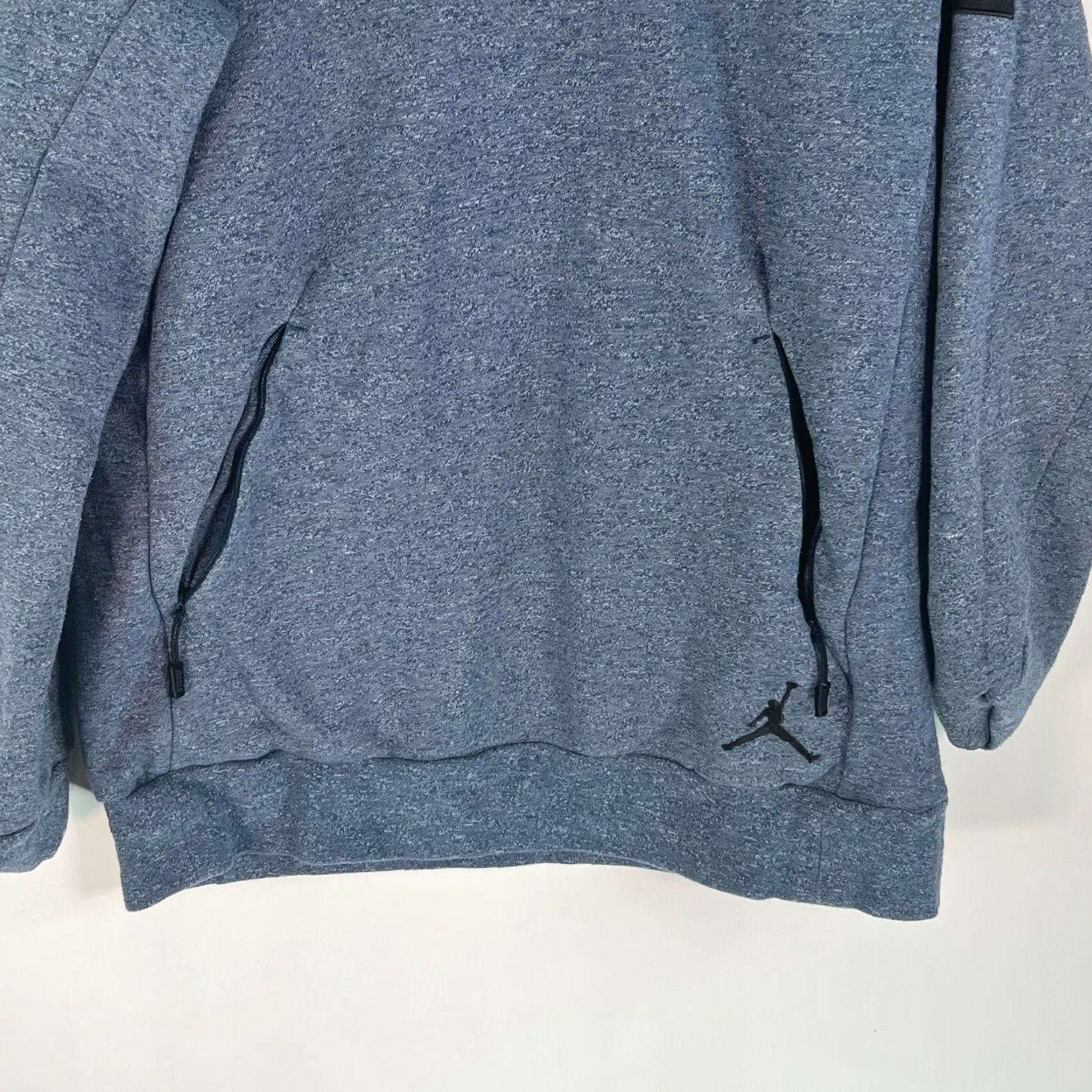 Jordan Brand Jordan Air Mens Crew Neck Icon Fleece Blue Pullover Sweatshirt Size L Size US L / EU 52-54 / 3 - 4 Thumbnail