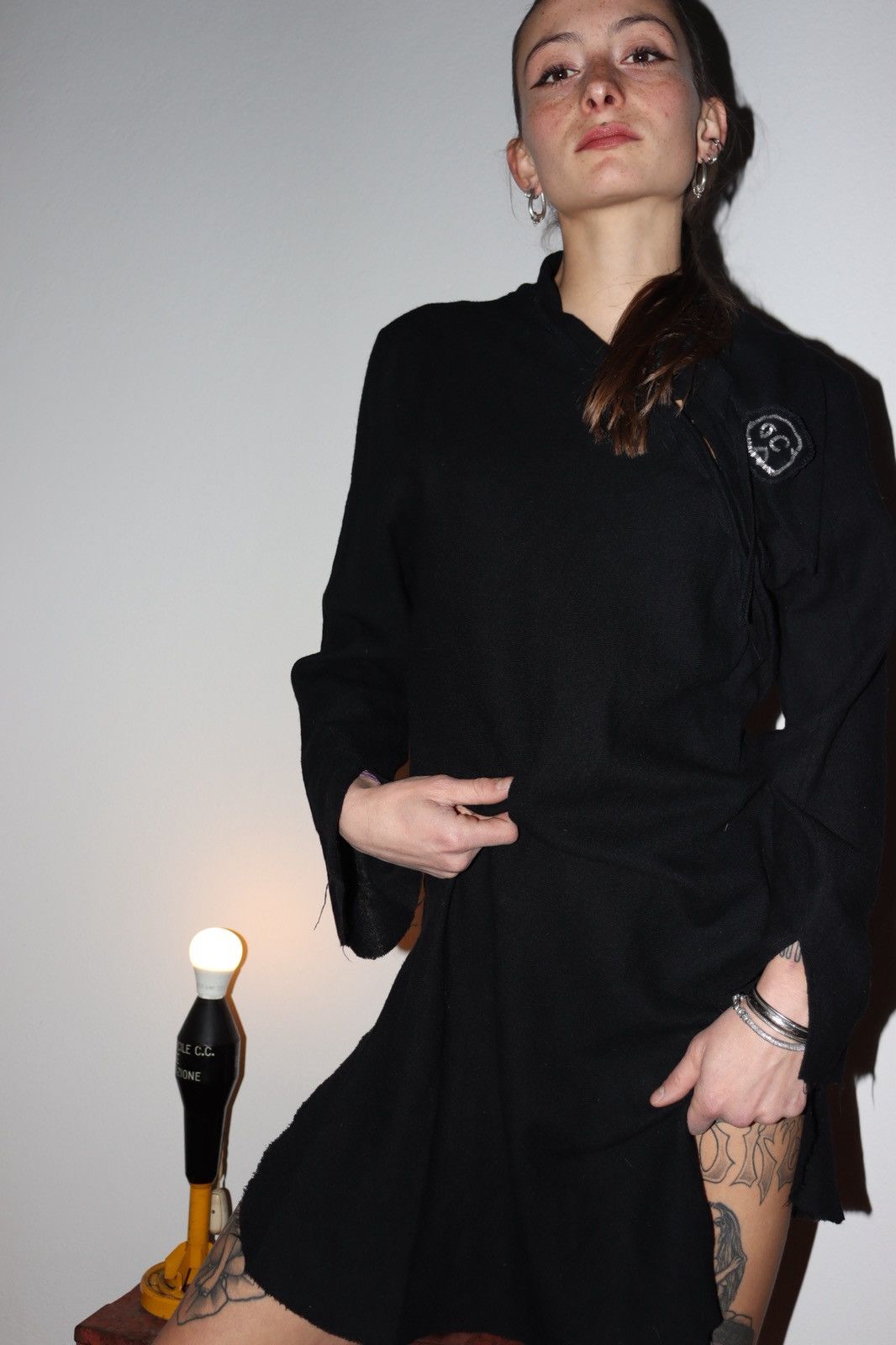 Ann Demeulemeester F/W 2005 Ann Demeulemeester Wool Dress Size S / US 4 / IT 40 - 3 Thumbnail