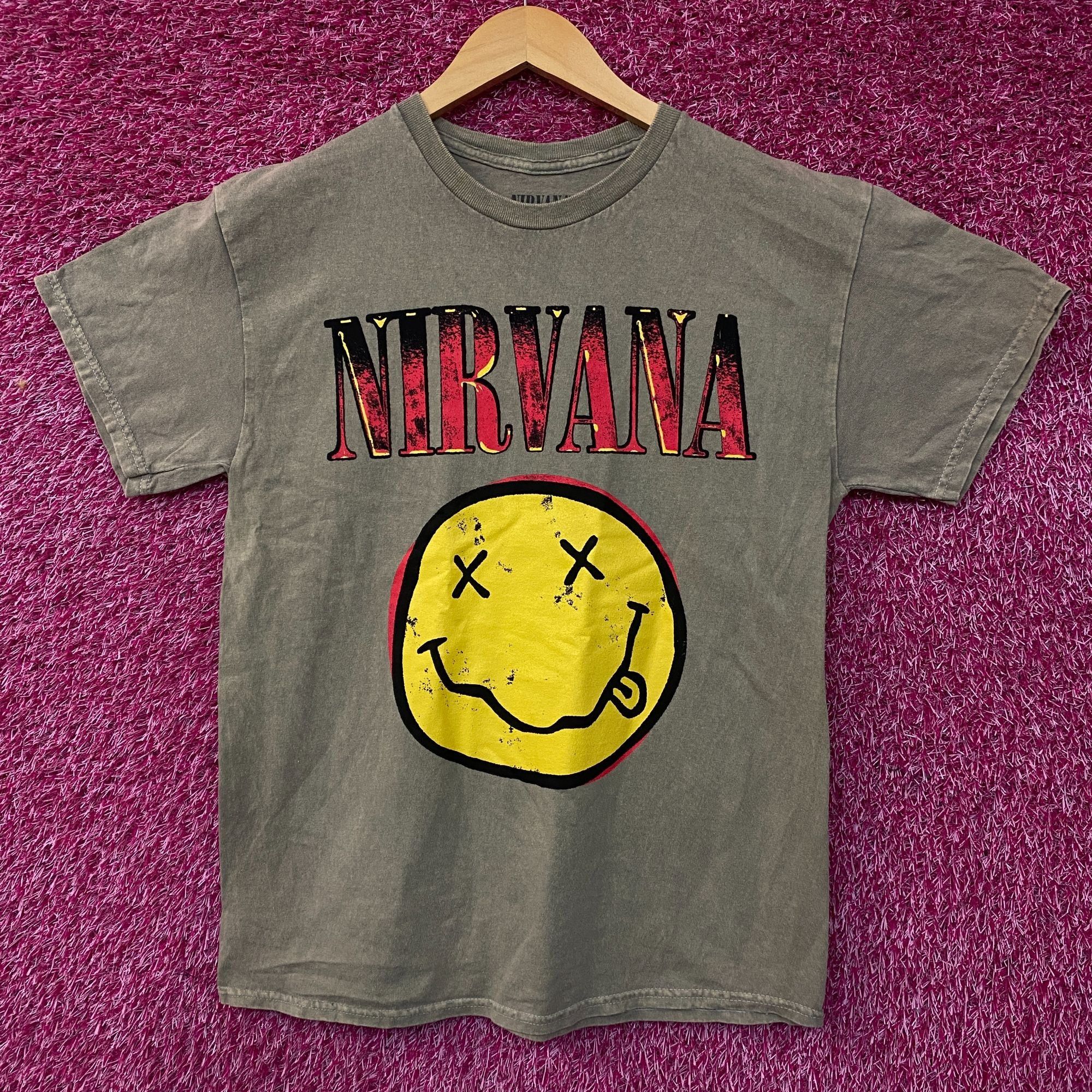 Nirvana Nirvana Smiley Face Grunge Band T-Shirt Medium Size US M / EU 48-50 / 2 - 1 Thumbnail