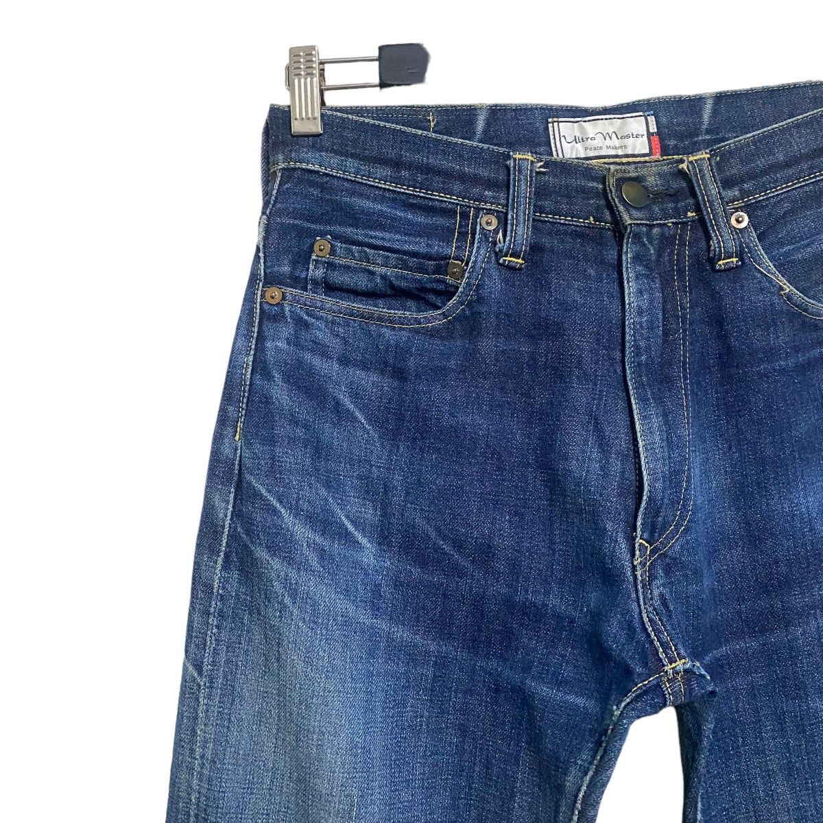 Japanese Brand Ultra Master Peacemakers Denim Selvedge Jeans Size US 30 / EU 46 - 4 Thumbnail