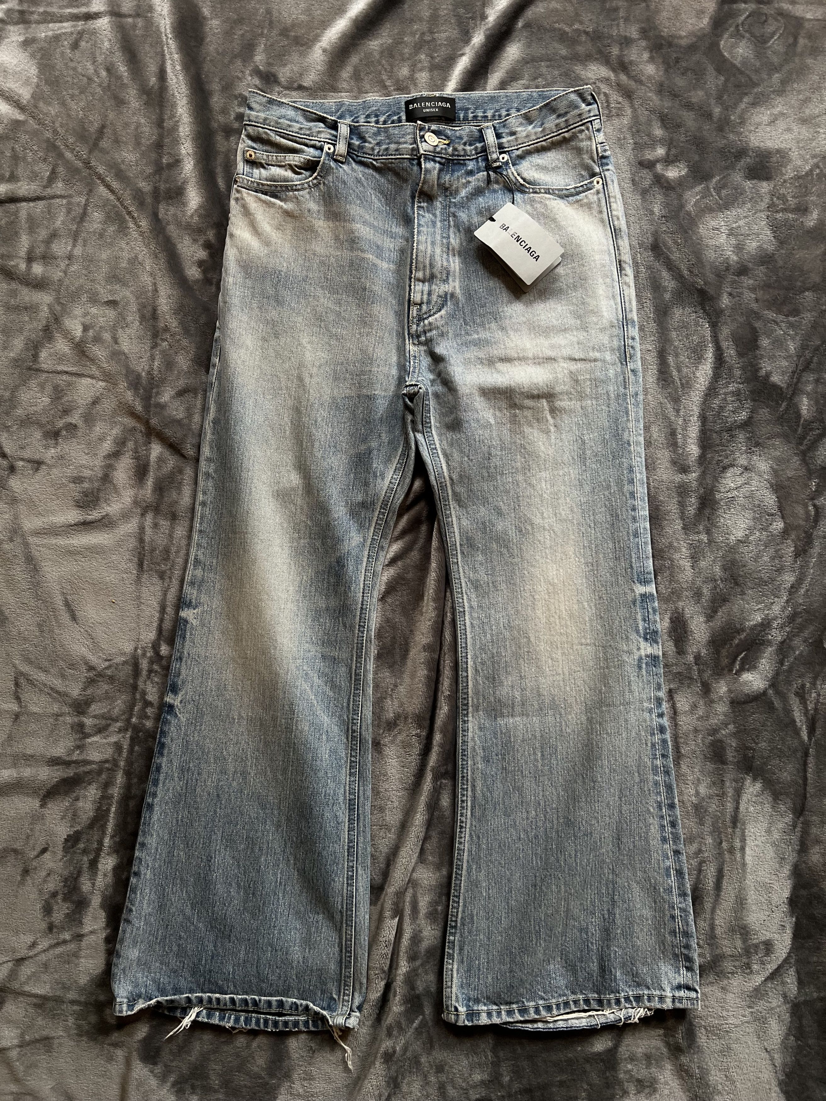 Balenciaga Balenciaga Bootcut Blue Denim | Grailed