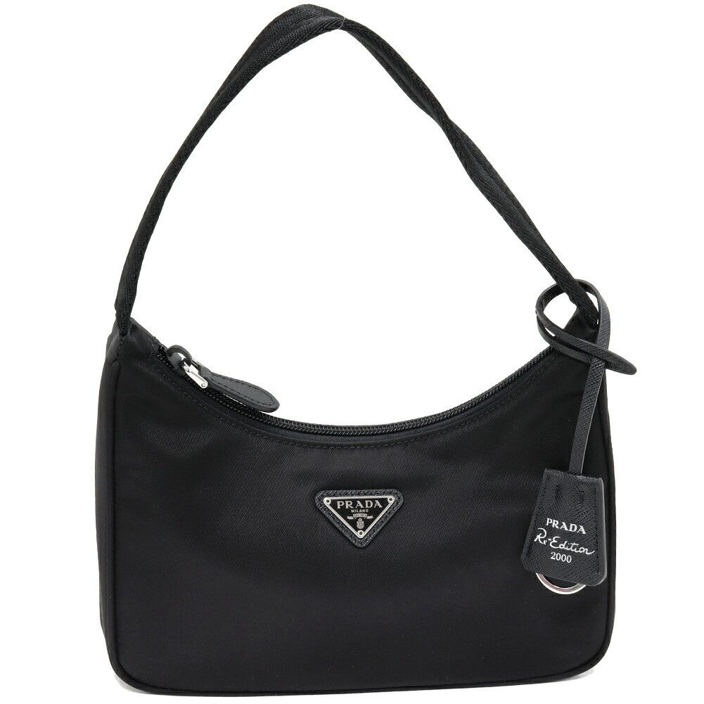 Prada Prada Prada Re-Edition 2000 Re-Nylon Nylon Calf Handbag Leather Handbag 1NE515_RDH0_F0002 DUTY FREE for USA Size ONE SIZE - 1 Thumbnail