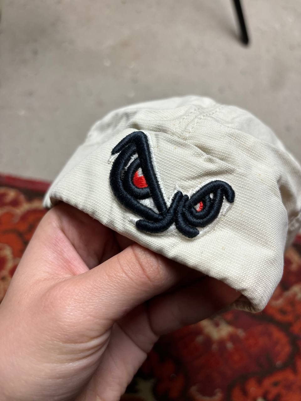 No Fear × Vintage Vintage Y2K No Fear Embroidered Eyes Logo No Visor Cap Size ONE SIZE - 5 Thumbnail
