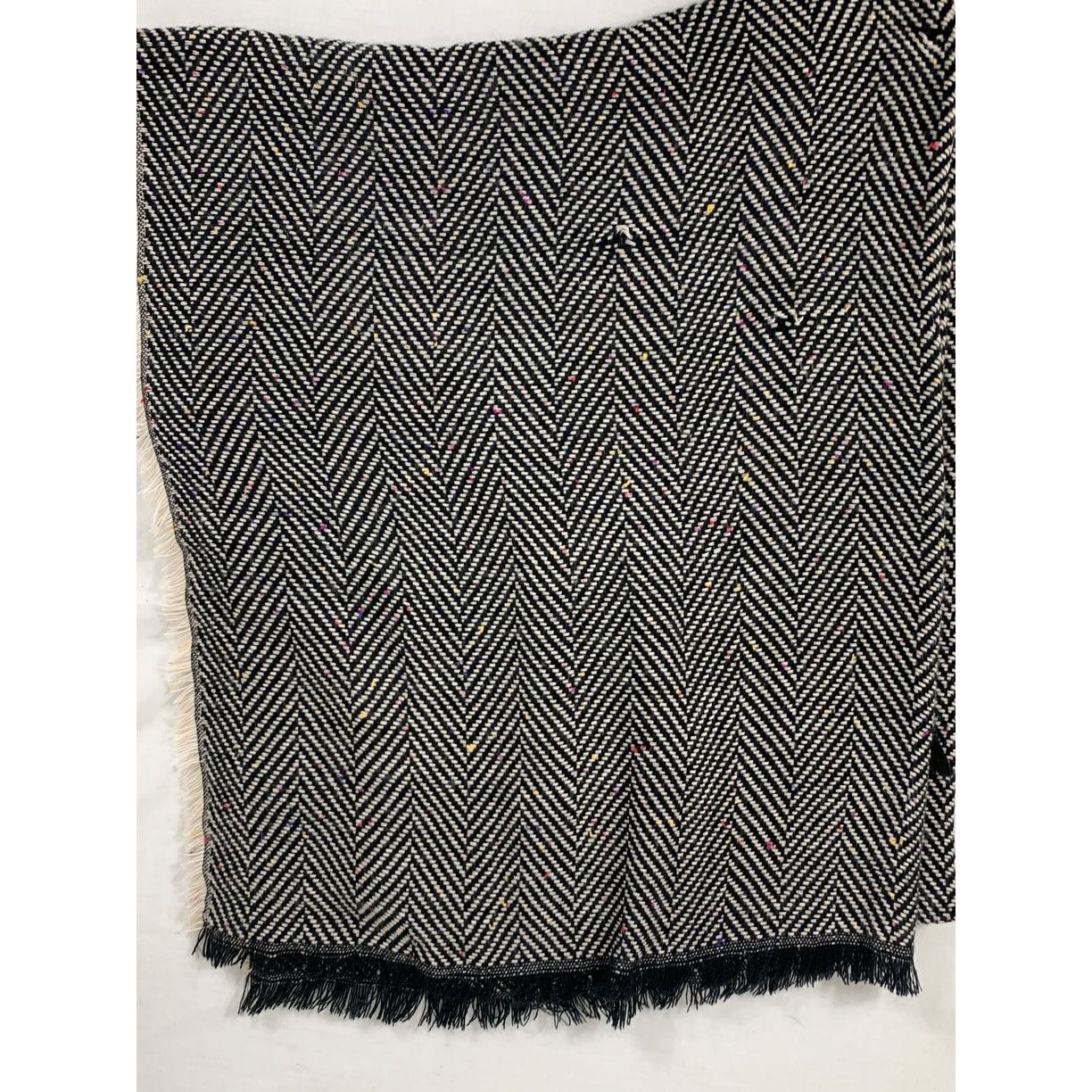 Vintage Vintage | Oversized Scarf Black and White Size ONE SIZE - 6 Thumbnail