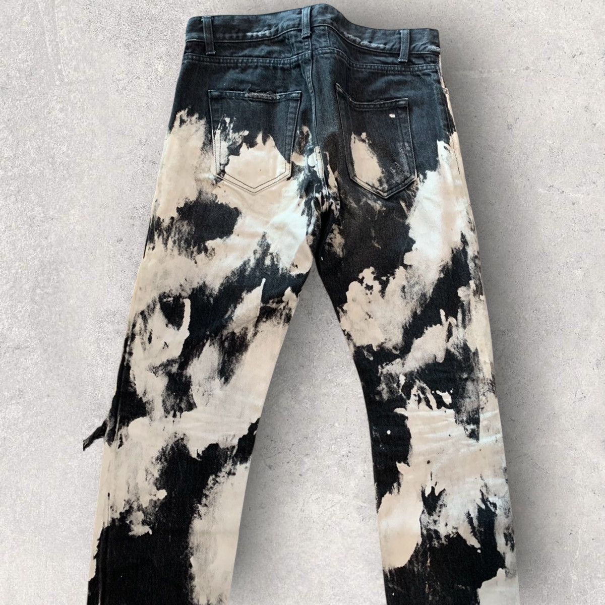 Saint Laurent Paris SS16 “Surf Sound” Acid Wash Destroyed By Hedi Slimane Size US 29 - 4 Thumbnail