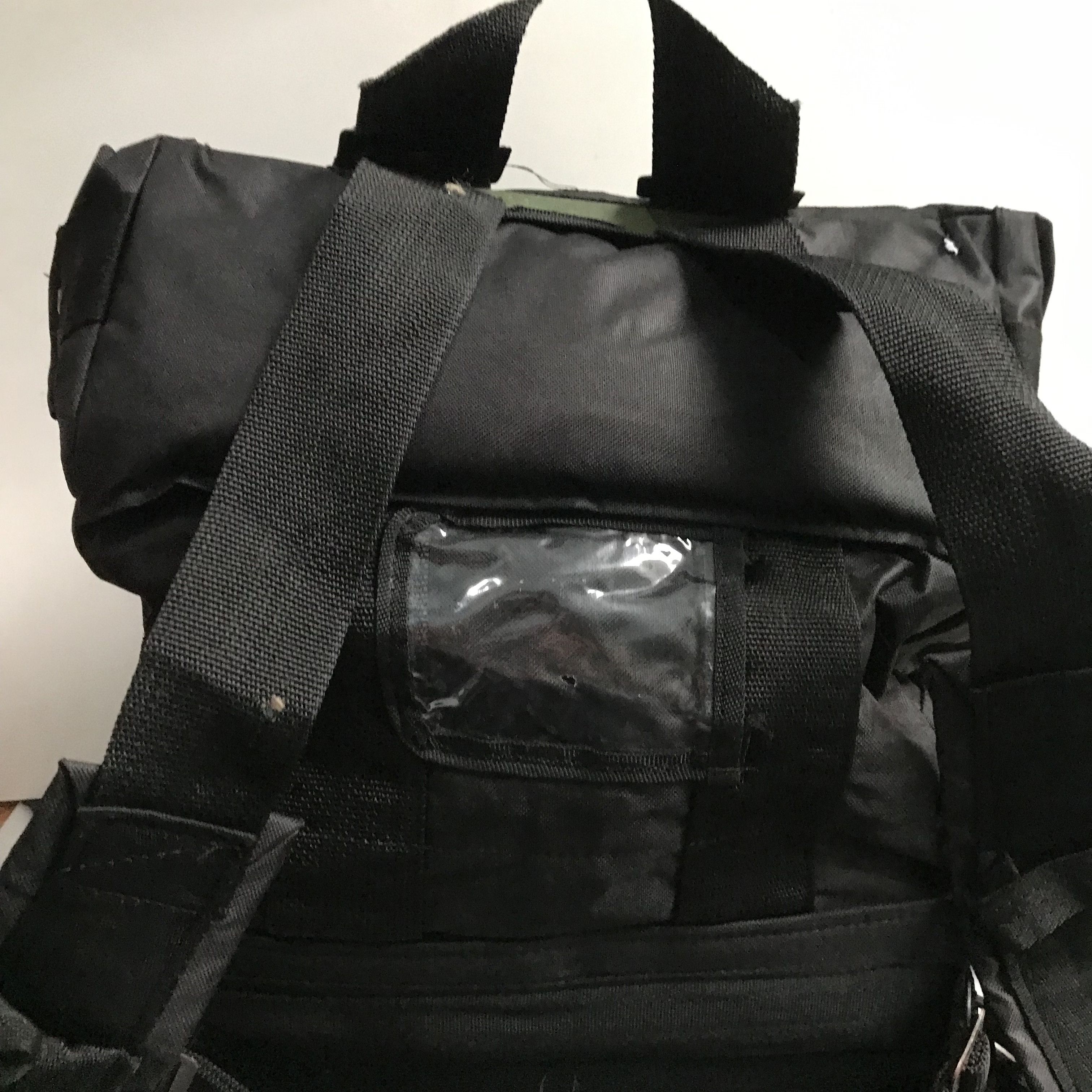 Aeronautica Militare Vintage Military Army Big Bag Combat black Army The Big Size ONE SIZE - 5 Thumbnail