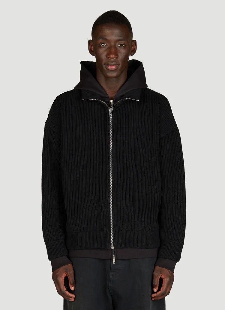 Balenciaga [Sample] 3000$ Spring24 Sample Layered hooded knitwear Size US XL / EU 56 / 4 - 3 Thumbnail