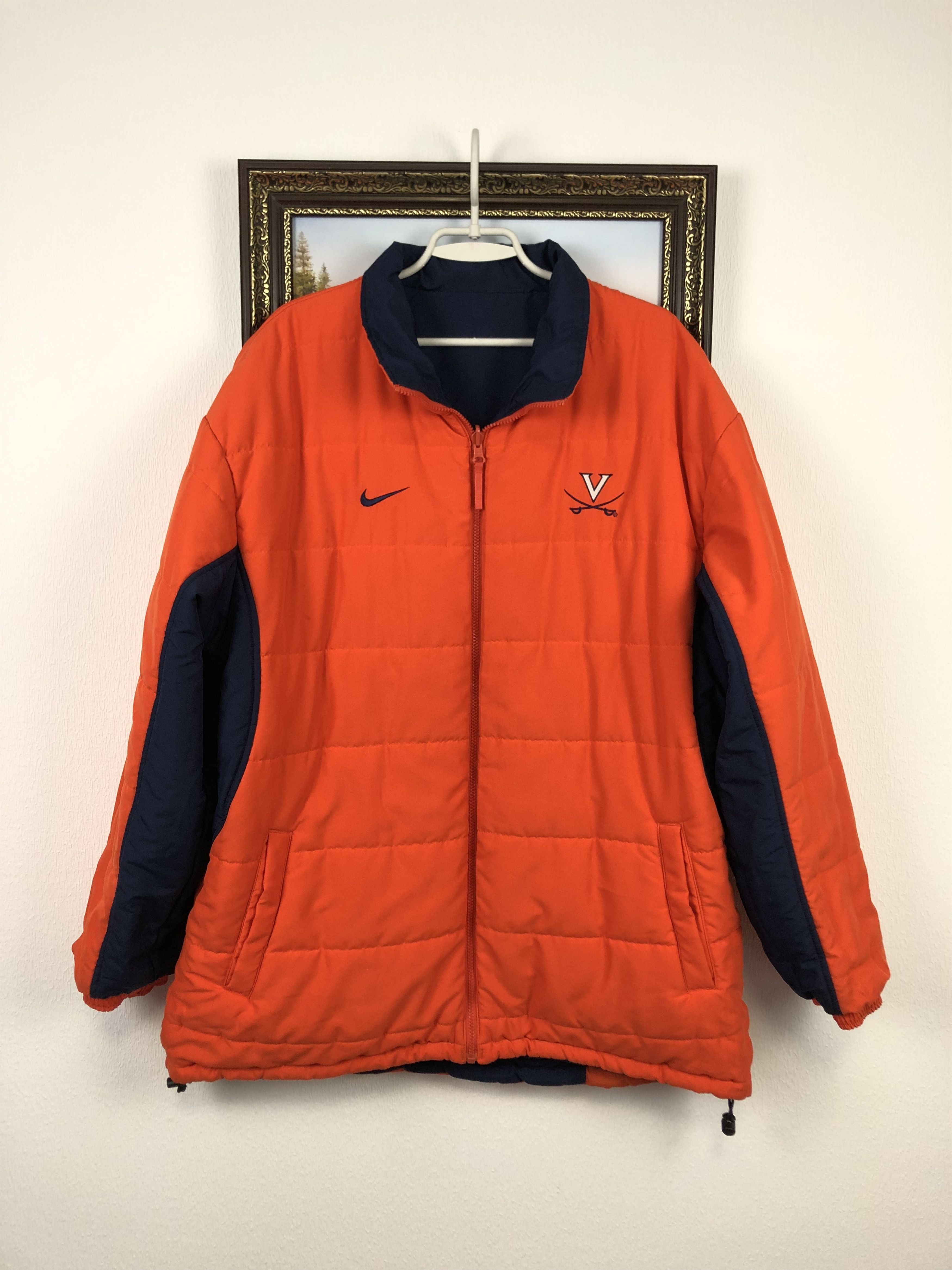 Nike Virginia Cavaliers 90's Jacket Double Sided Rare Hype Size US L / EU 52-54 / 3 - 16 Thumbnail