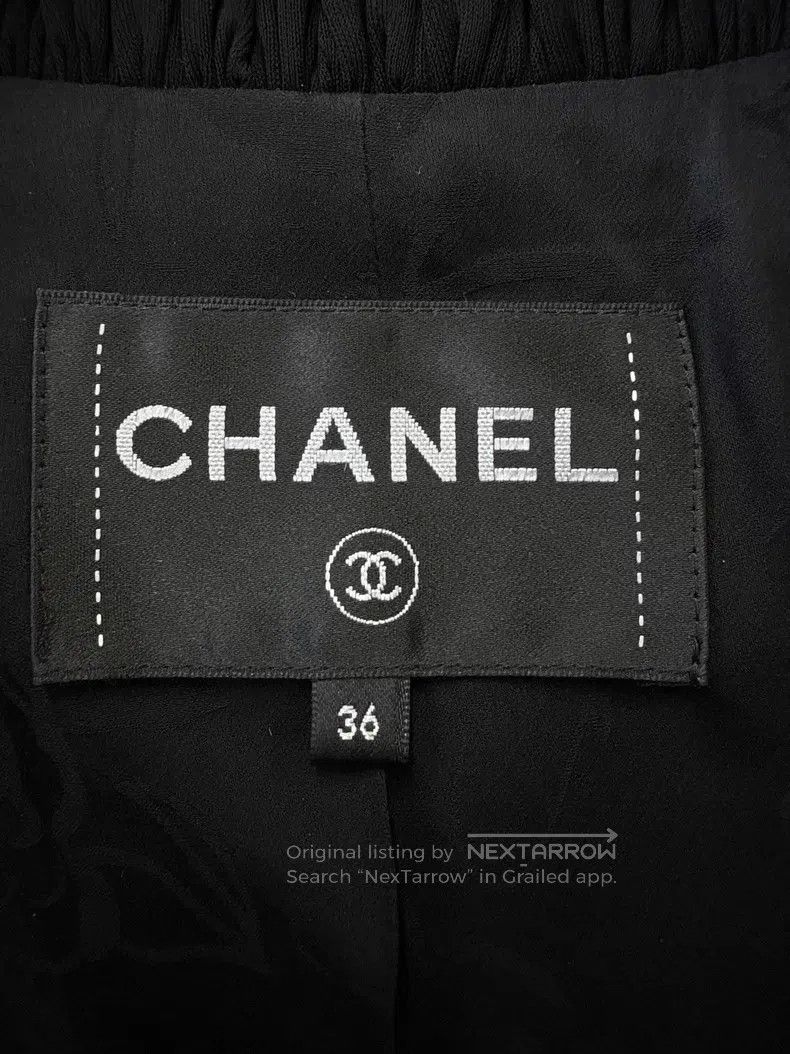 Chanel Chanel 16B black stand-up collar leather chain buckle plea Size XS / US 0-2 / IT 36-38 - 5 Thumbnail