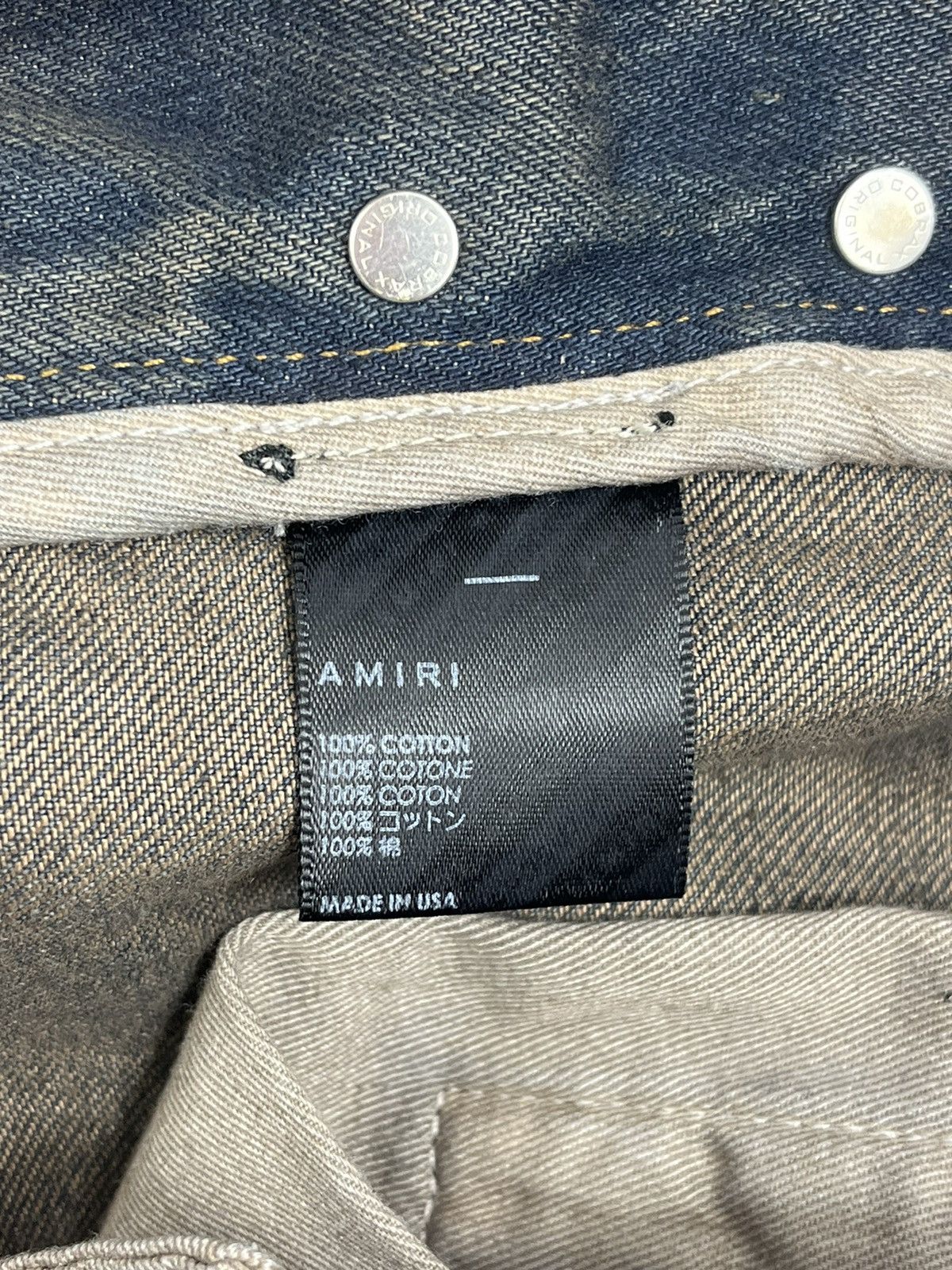 Amiri CARGO FADED BROWN CARPENTER DENIM JEANS Size US 36 / EU 52 - 12 Thumbnail