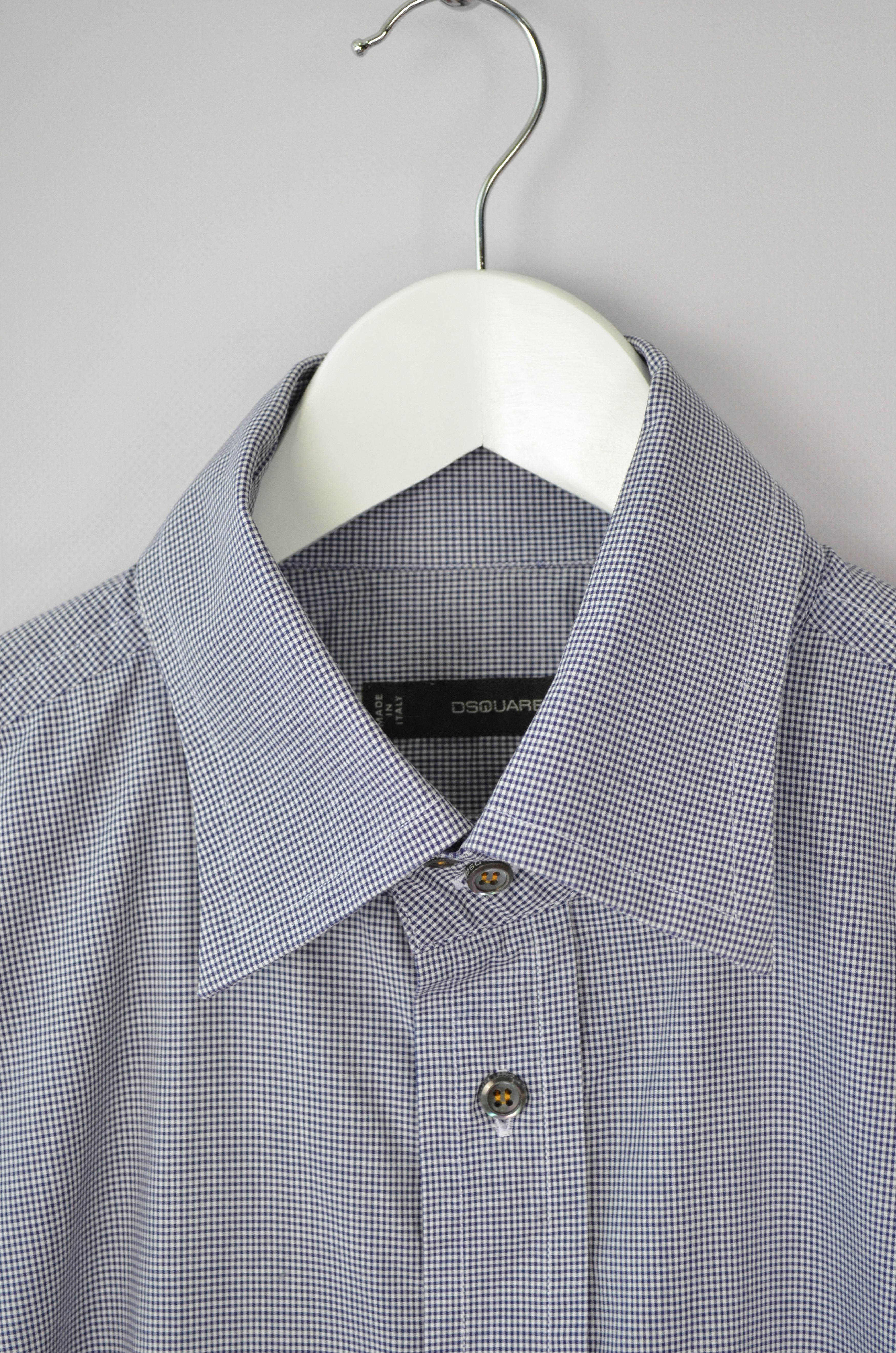 Designer × Dsquared2 Dsquared2 Check White Blue L/S Shirt Size S/M Designer Size US M / EU 48-50 / 2 - 5 Thumbnail