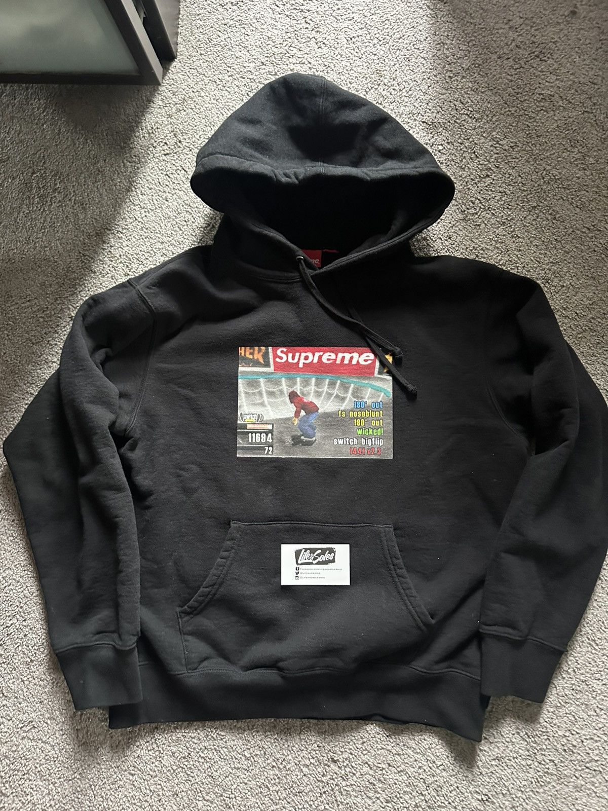 Supreme MM6 Maison Margiela Foil Box Logo Hooded Sweatshirt