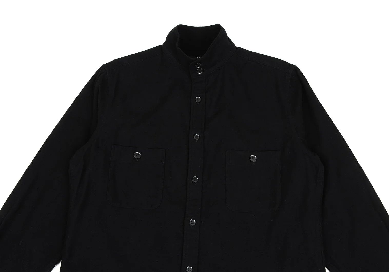 Jean Paul Gaultier Cotton Back Long Shirt in Black, Size 3 Size US L / EU 52-54 / 3 - 2 Thumbnail