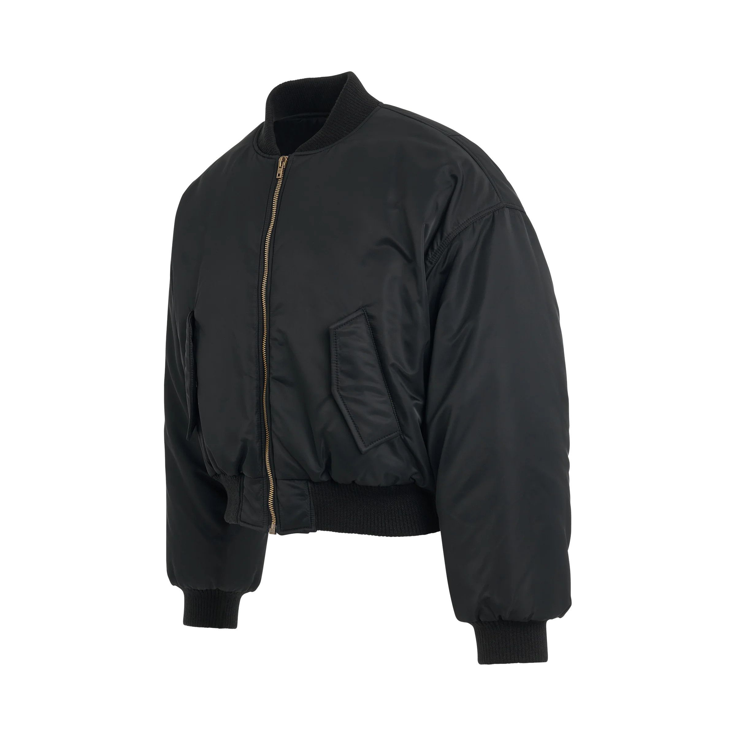WE11DONE o1mris0824 Puff Bomber jacket in Black Size US S / EU 44-46 / 1 - 2 Thumbnail