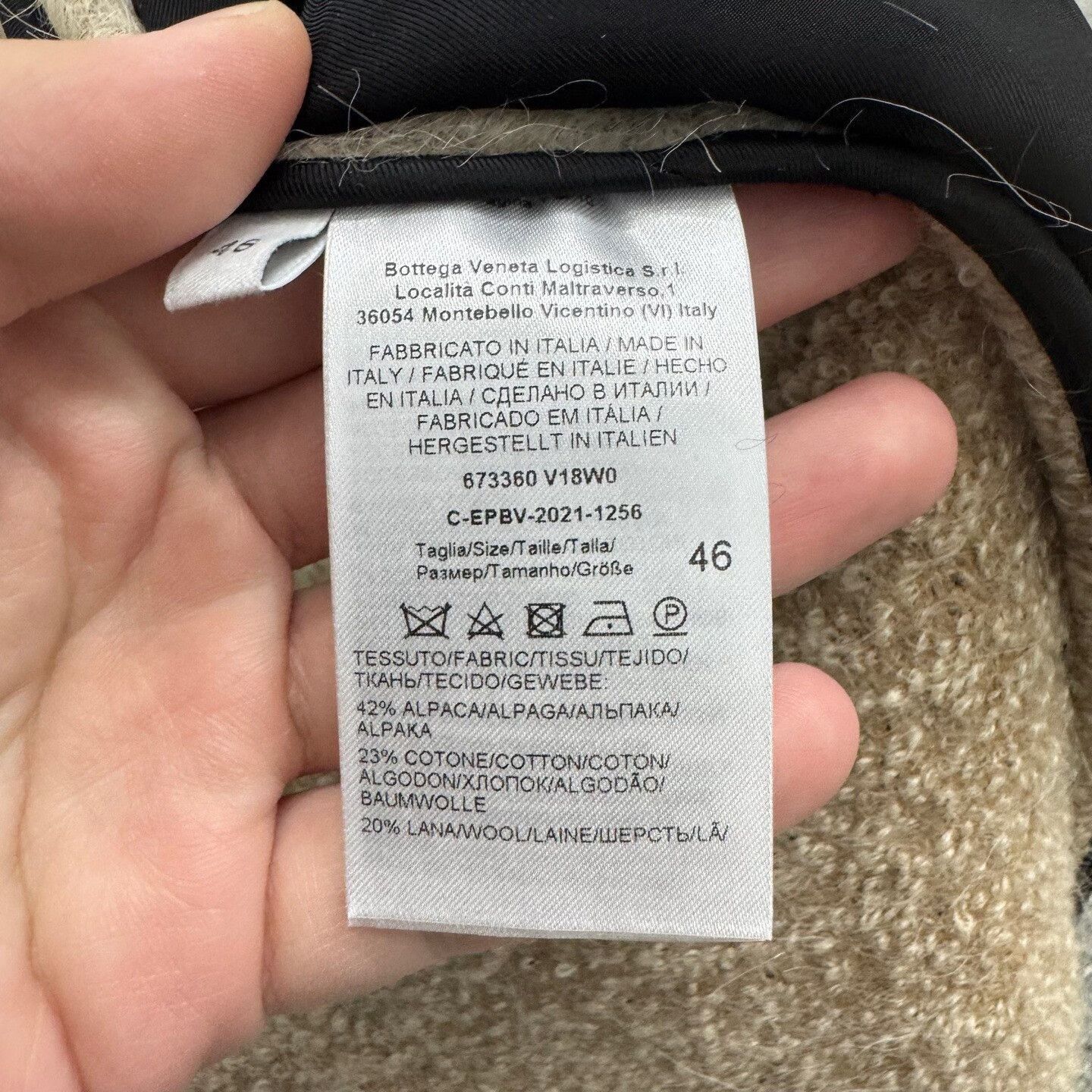 Bottega Veneta Bottega Veneta Alpaca Wool Coat. Size US L / EU 52-54 / 3 - 4 Thumbnail