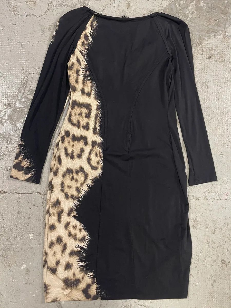 Roberto Cavalli Roberto Cavalli Black Leopard Faded Long Dress Size M / US 6-8 / IT 42-44 - 4 Thumbnail