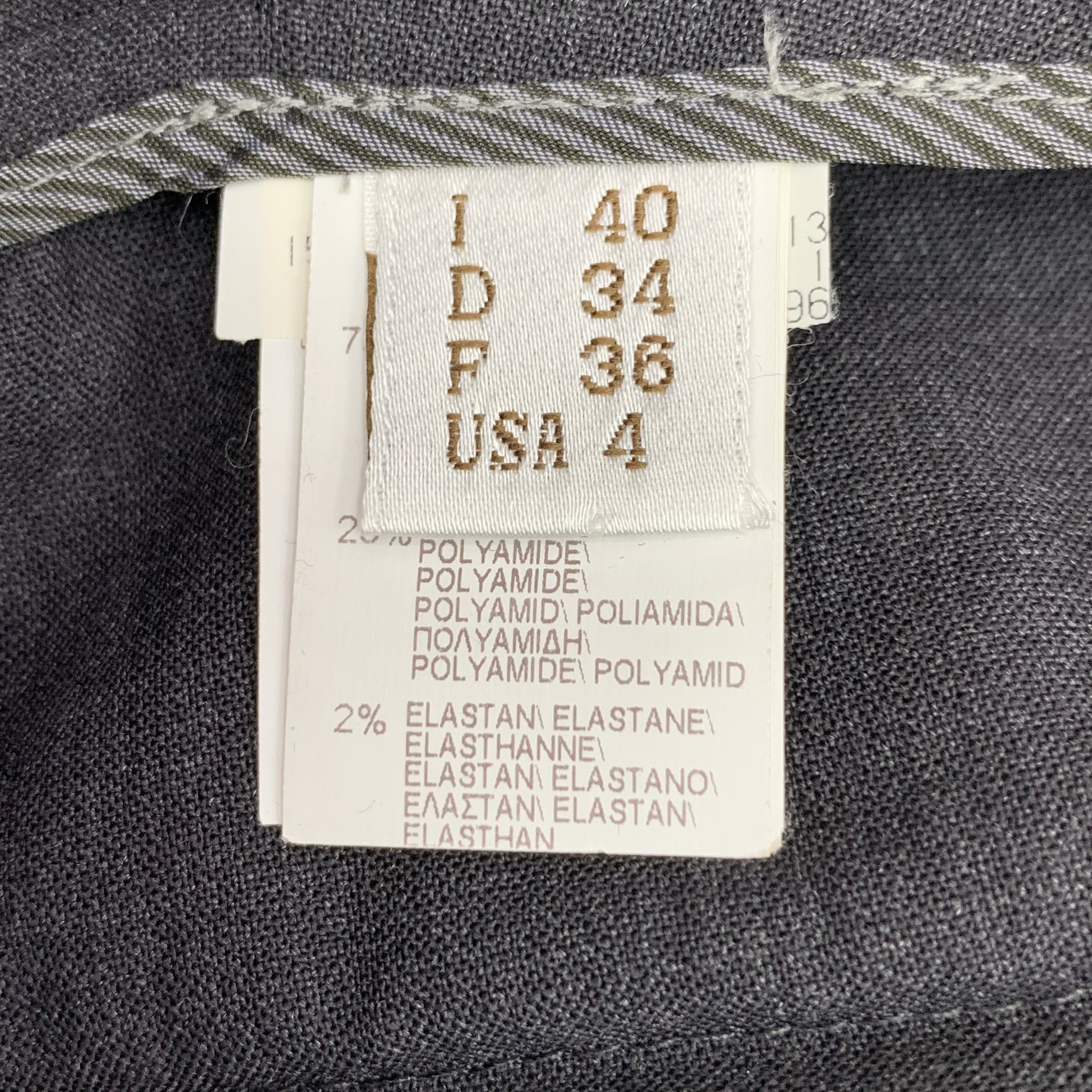 Brunello Cucinelli Brunello Cucinelli Black Wool Casual Trousers (Size M) Size 27" / US 4 / IT 40 - 5 Thumbnail