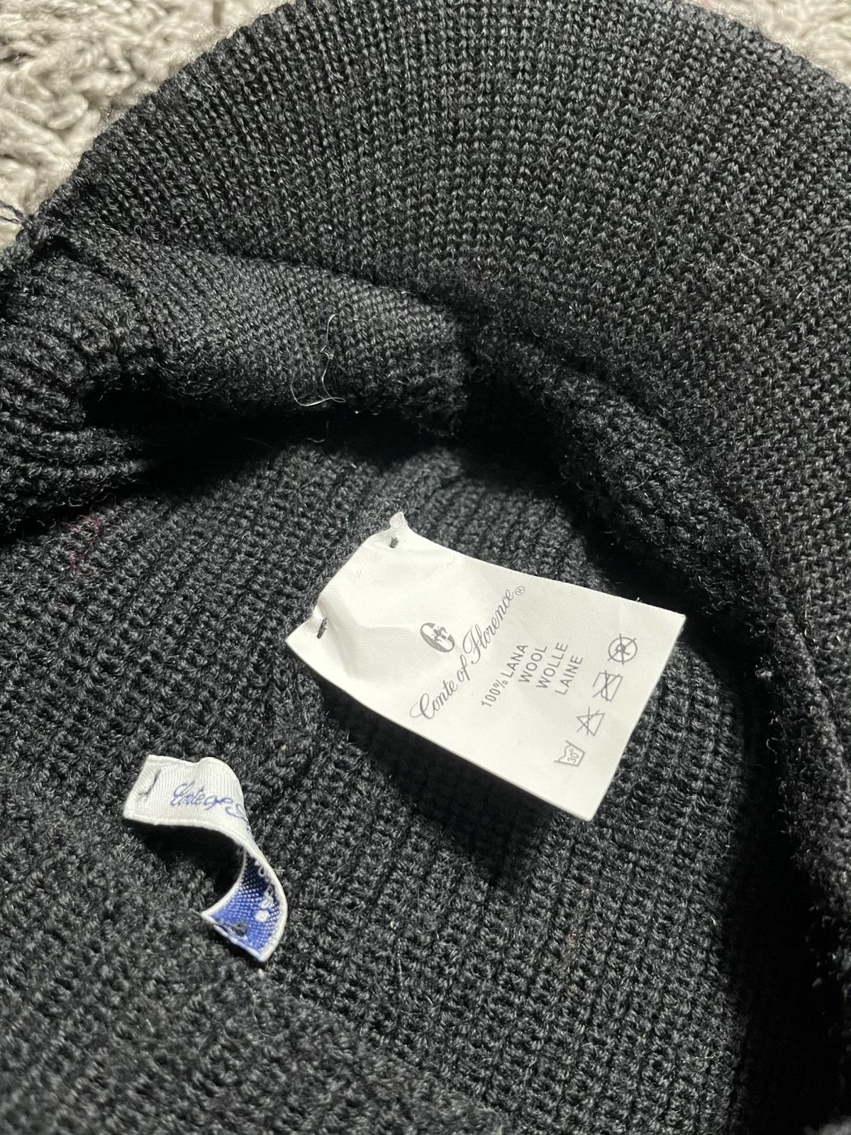 Conte of Florence Conte of Florence Vintage Wool Visor Balaclava Ski Mask Size ONE SIZE - 5 Thumbnail