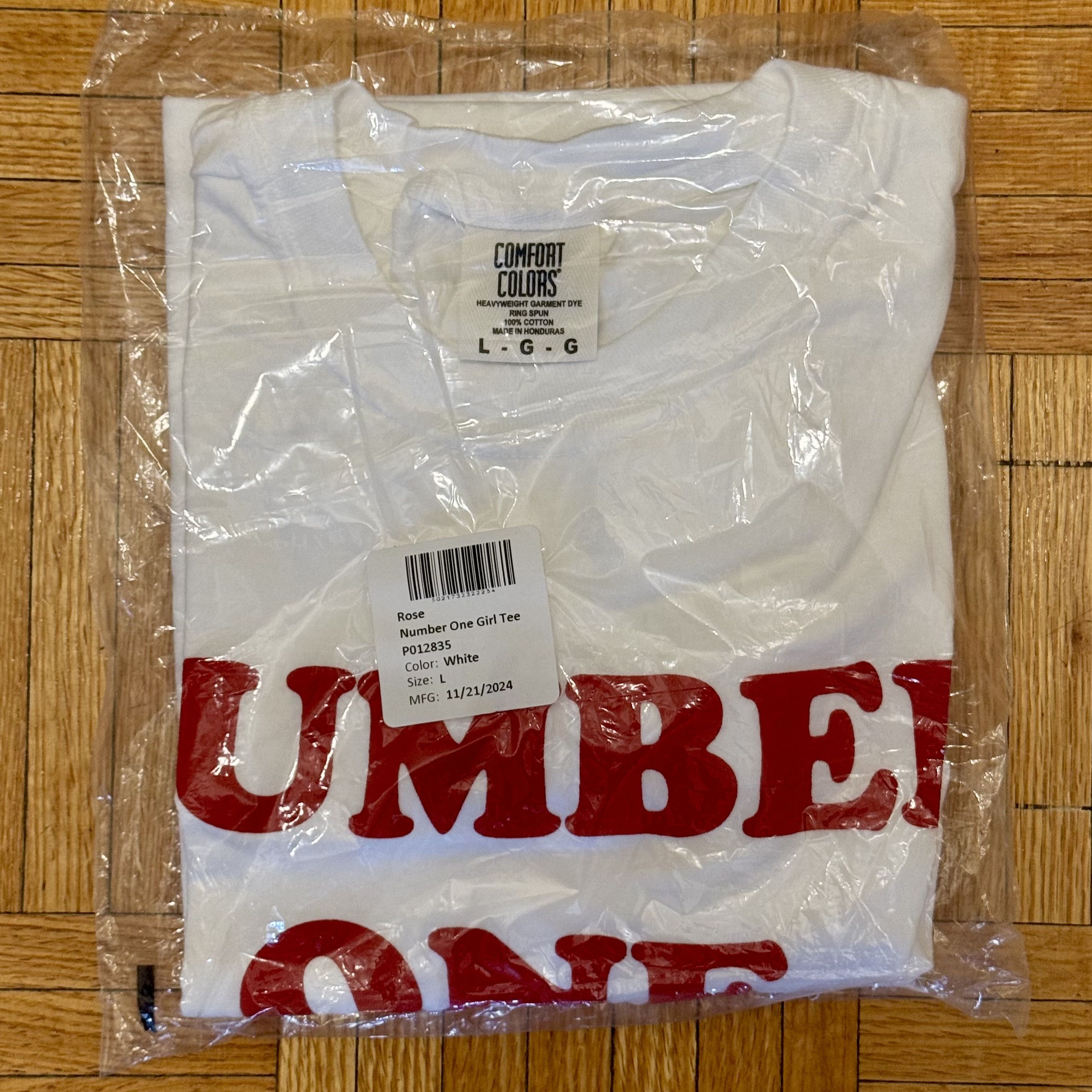 Band Tees 100% Authentic ROSÉ Rosie number one girl Shirt BLACKPINK Size US L / EU 52-54 / 3 - 2 Thumbnail