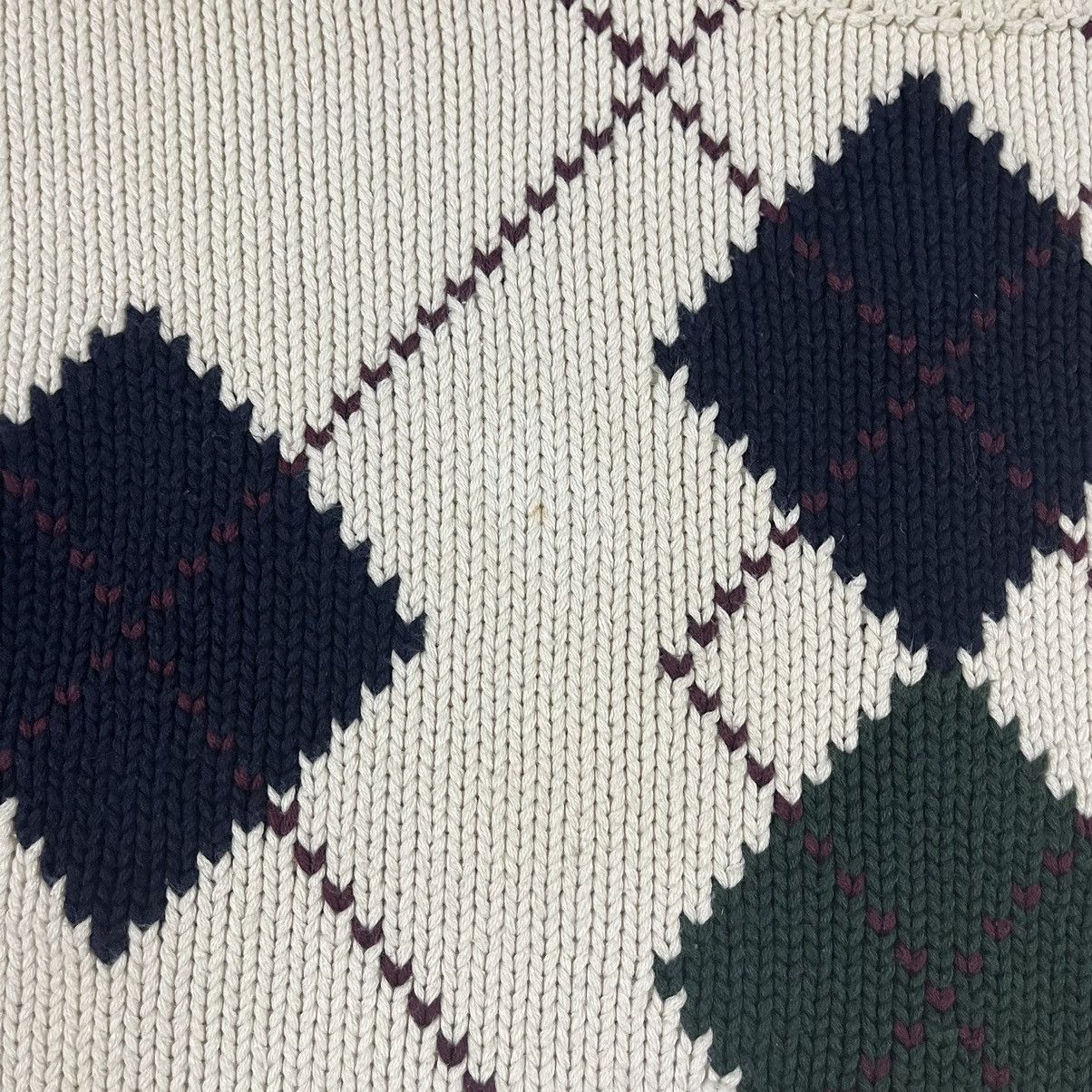Tommy Hilfiger × Vintage Vintage Tommy Hilfiger 90s Argyle Pattern Pullover Sweater Size US M / EU 48-50 / 2 - 5 Thumbnail