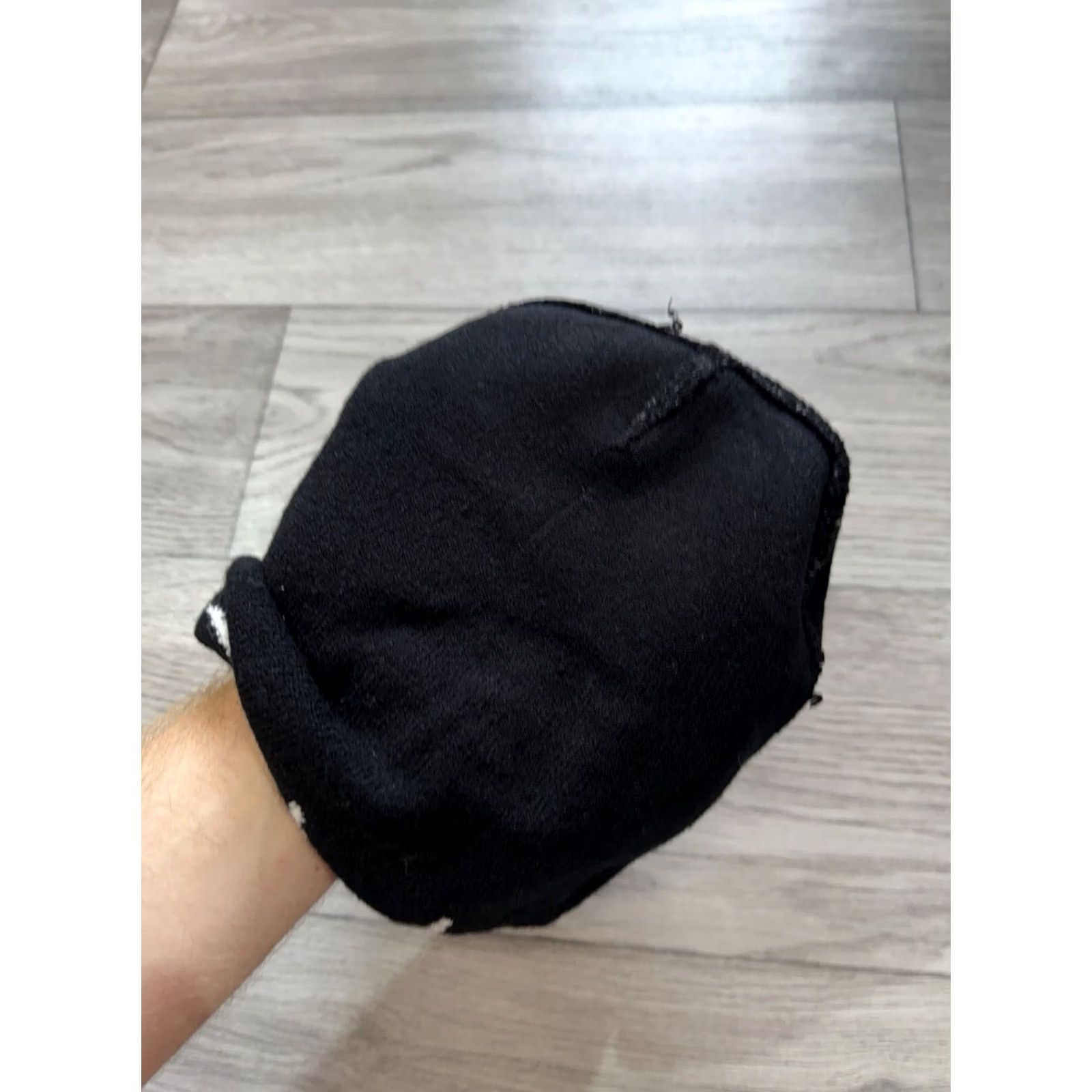 Vintage VINTAGE Beanie Hat Unisex Adults One Size Black Spider Web 90s 2000s Mens Womens Size ONE SIZE - 3 Thumbnail
