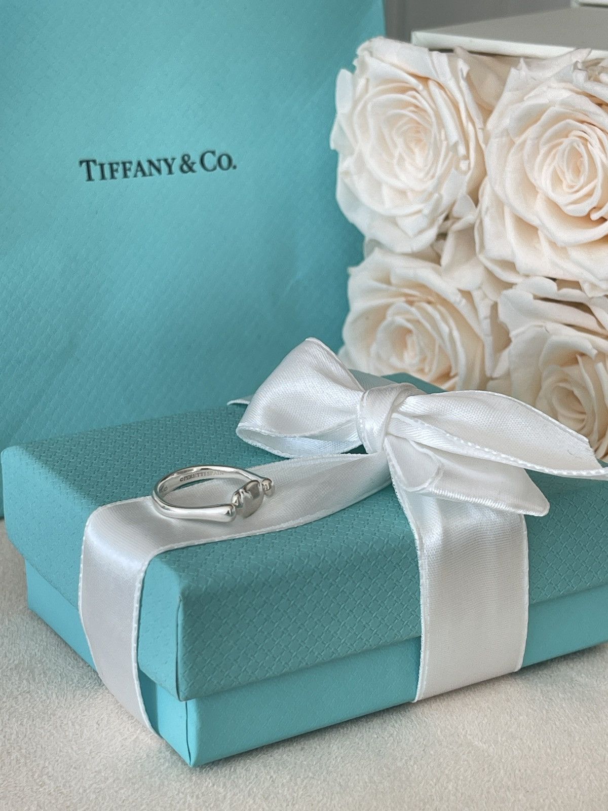 Tiffany & Co. Tiffany & Co. Elsa Peretti Bean Ring Silver 5 NEW $450 Size ONE SIZE - 10 Thumbnail