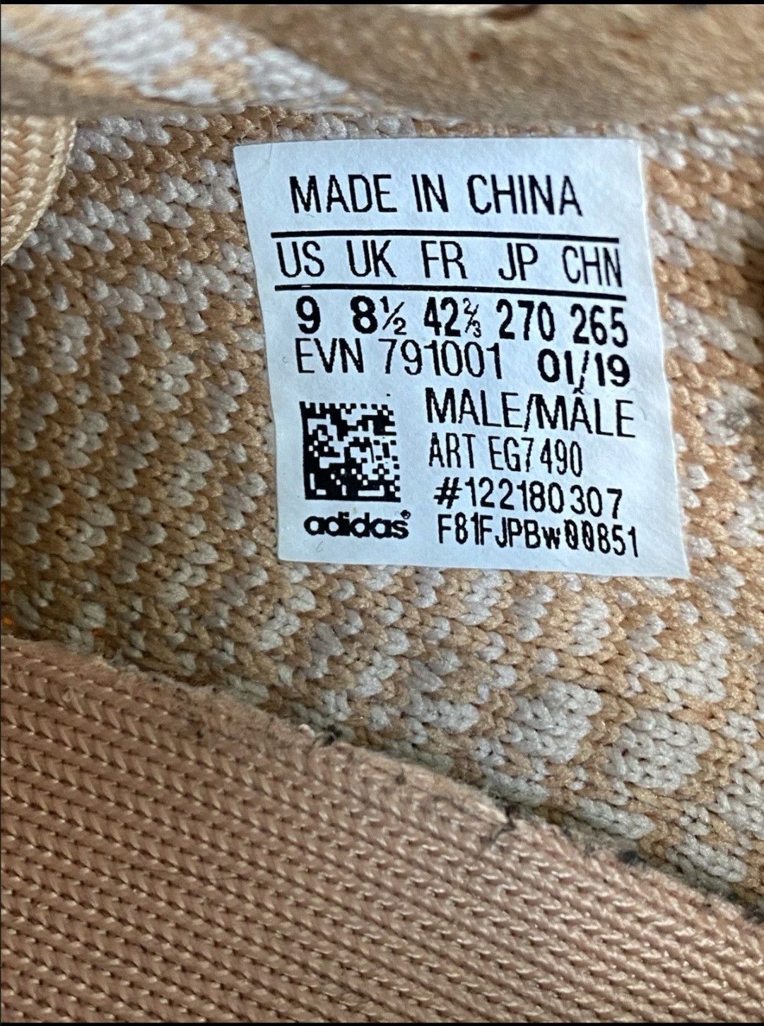 Adidas Adidas Yeezy Boost 350 V2 Clay EG7490 Size 9 Men Size US 9 / EU 42 - 7 Thumbnail