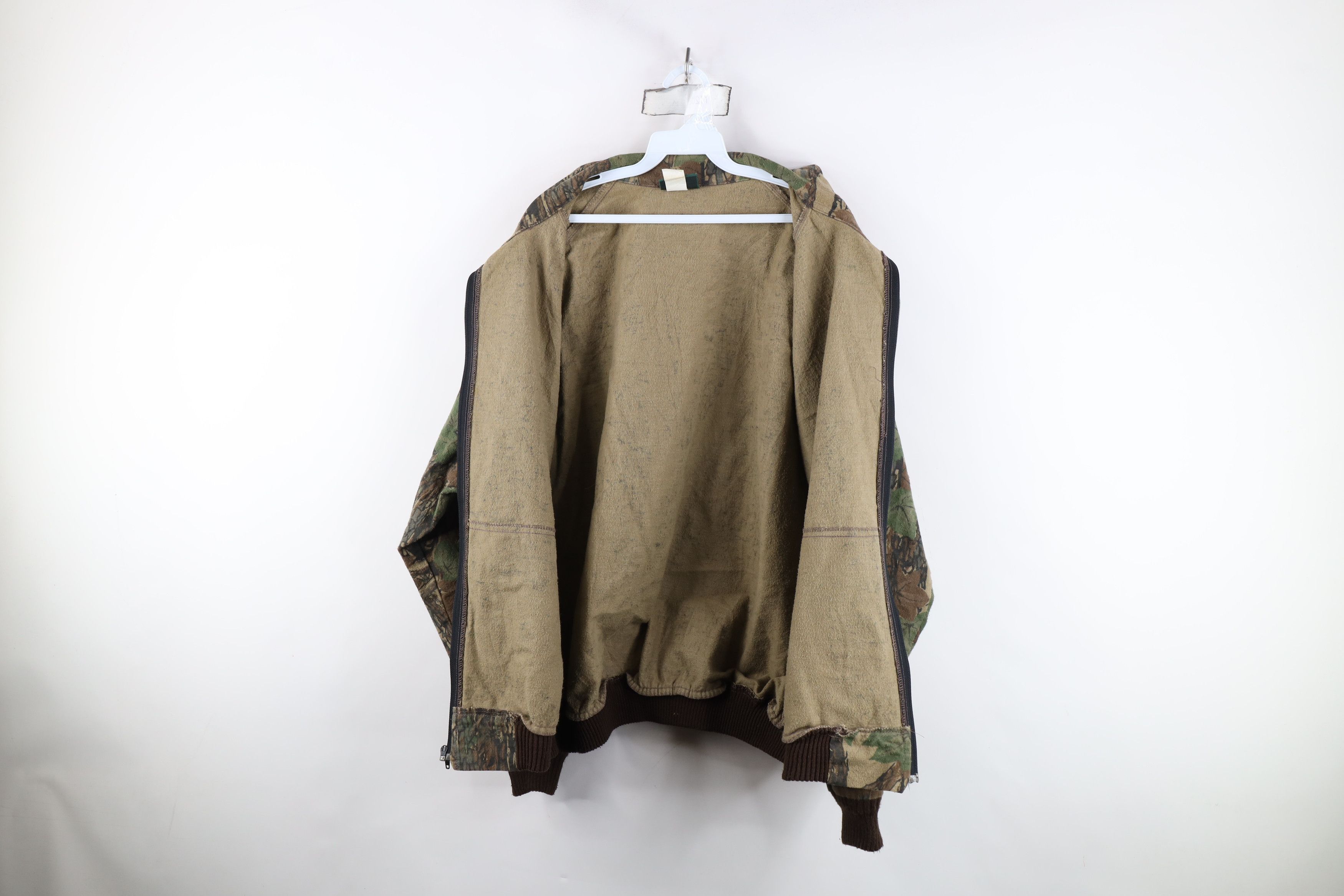 Cabelas Vintage 90s Cabelas Chamois Cloth Bomber Jacket USA Size US XL / EU 56 / 4 - 8 Thumbnail
