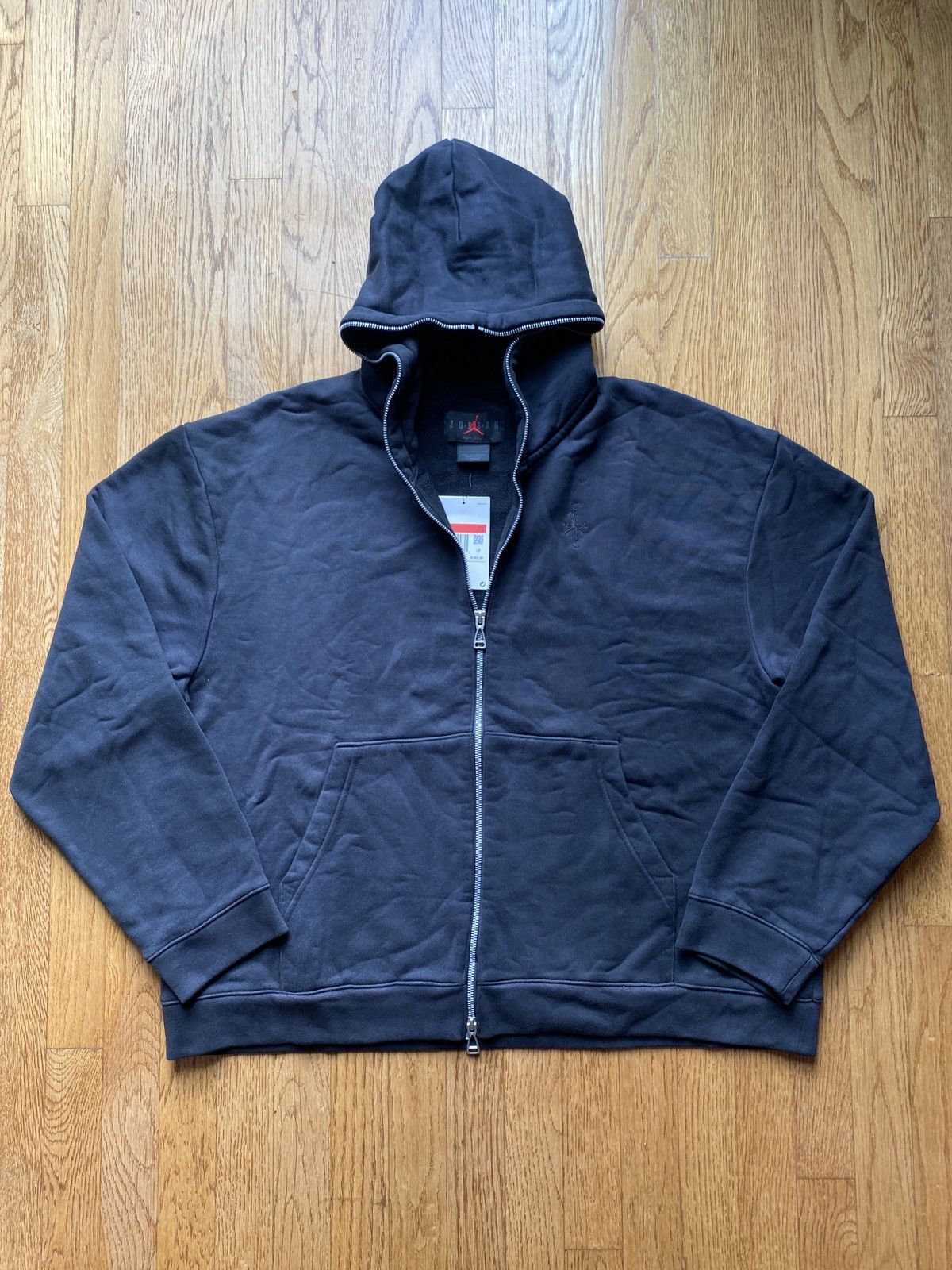 Jordan Brand × Nike × Travis Scott Travis Scott x Jordan x Nike Rare Zip Up Hoodie Sz L Size US L / EU 52-54 / 3 - 19 Thumbnail