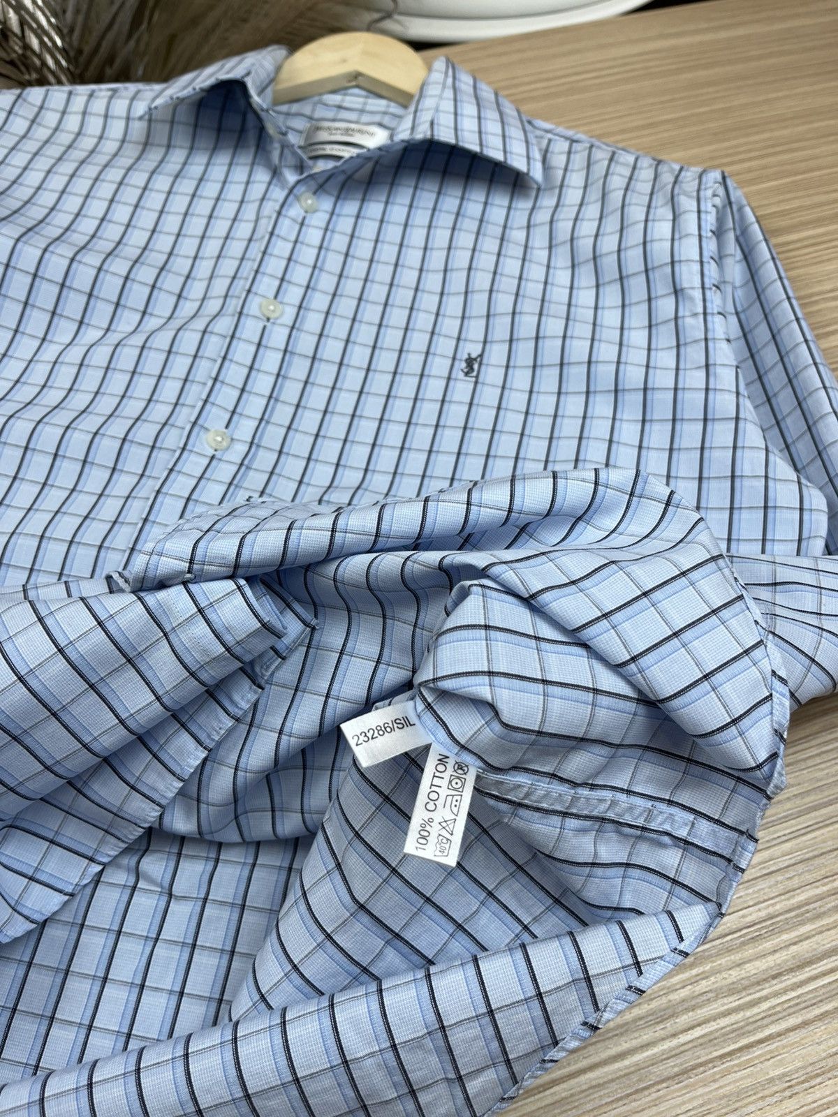 Vintage × Yves Saint Laurent Very crazy Vintage YSL Shirt Size US M / EU 48-50 / 2 - 7 Thumbnail