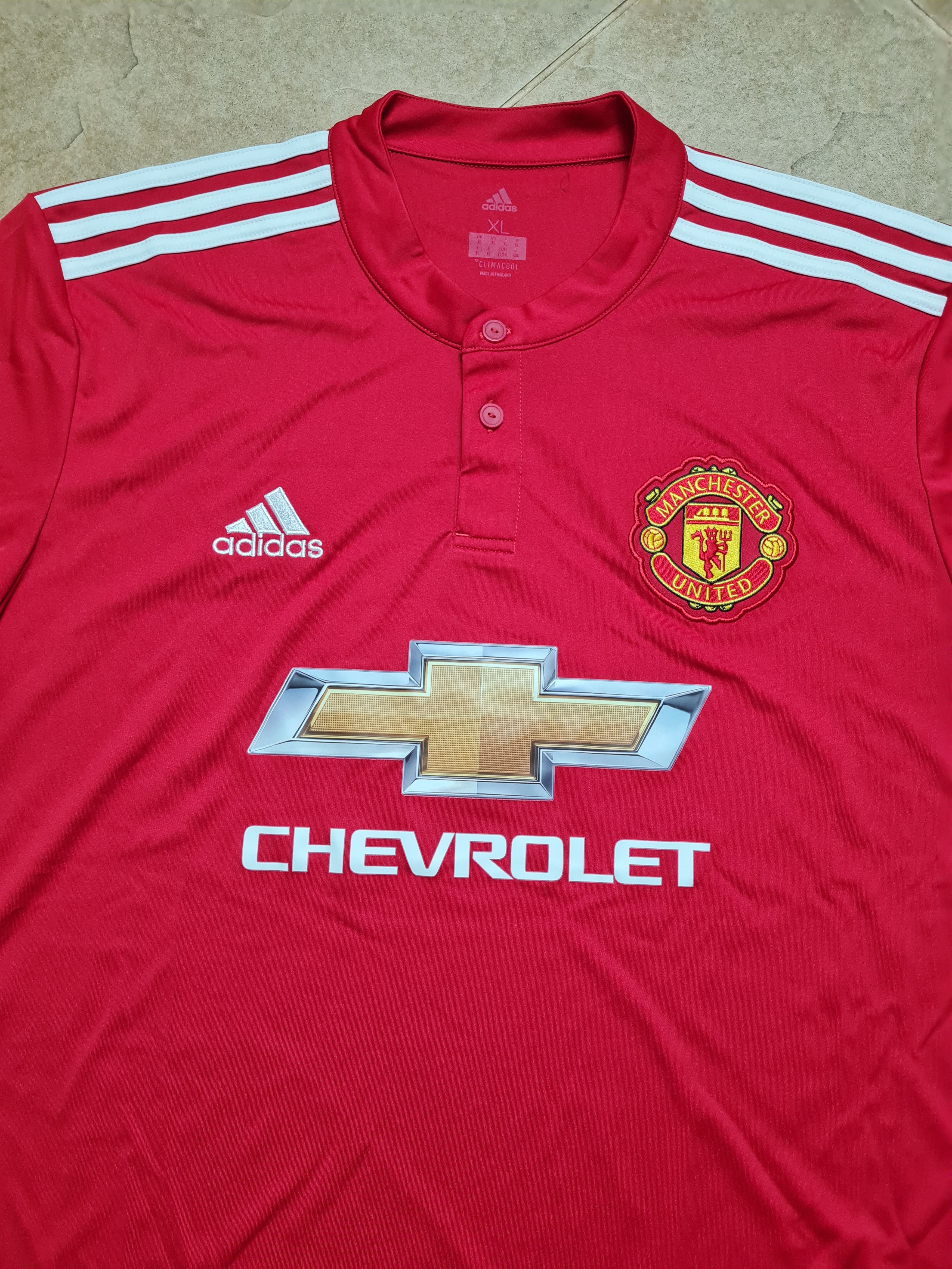 Adidas Manchester United 2017-18 Home Shirt Adidas XL Size US XL / EU 56 / 4 - 3 Thumbnail