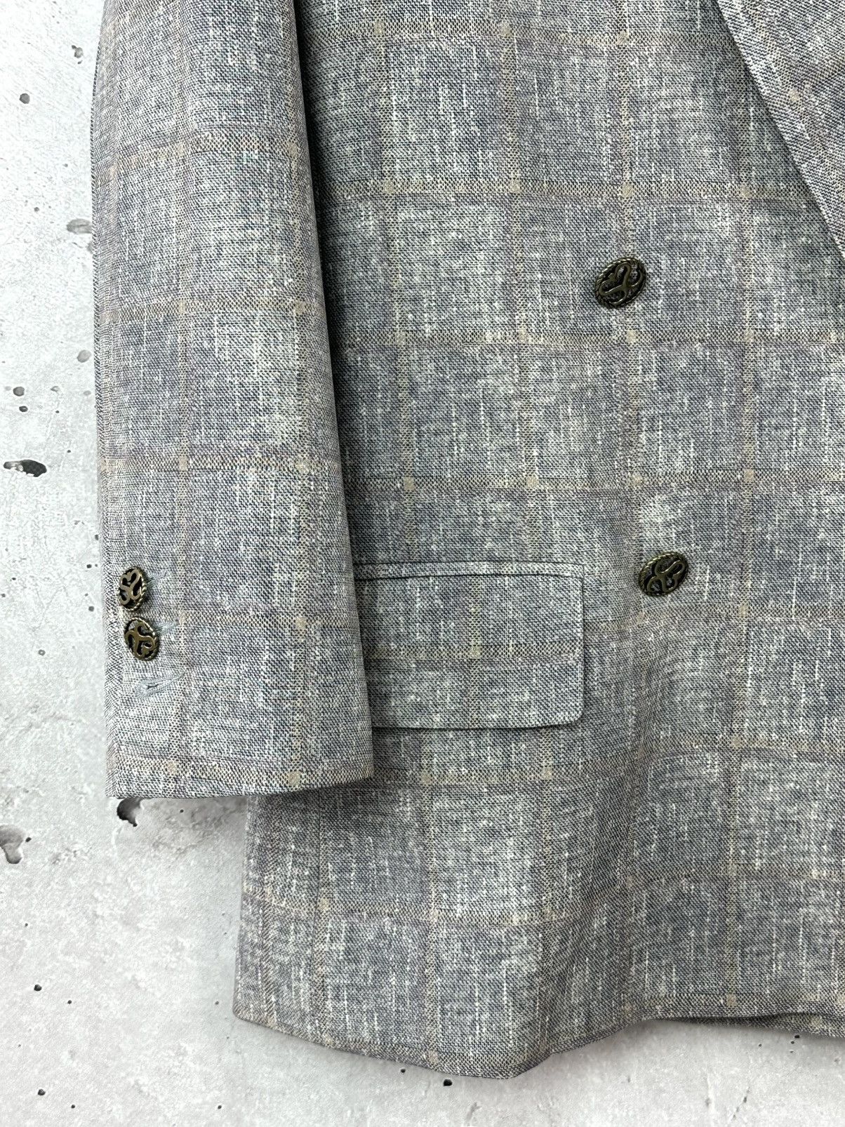 Sandro Sandro Paris Check Cotton Metal Buttons Double-Sided Blazer Size S / US 4 / IT 40 - 9 Thumbnail