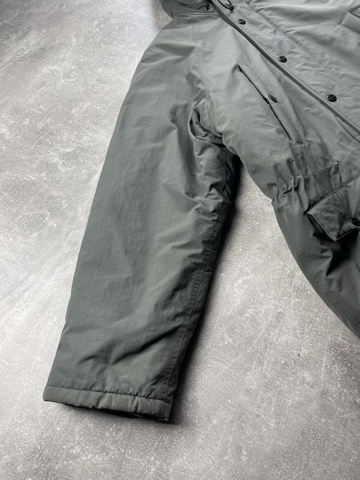 Carhartt × Carhartt Wip Carhartt Nylon Gray Long Fur Synthetic Hooded Parka Jacket Size US M / EU 48-50 / 2 - 5 Thumbnail