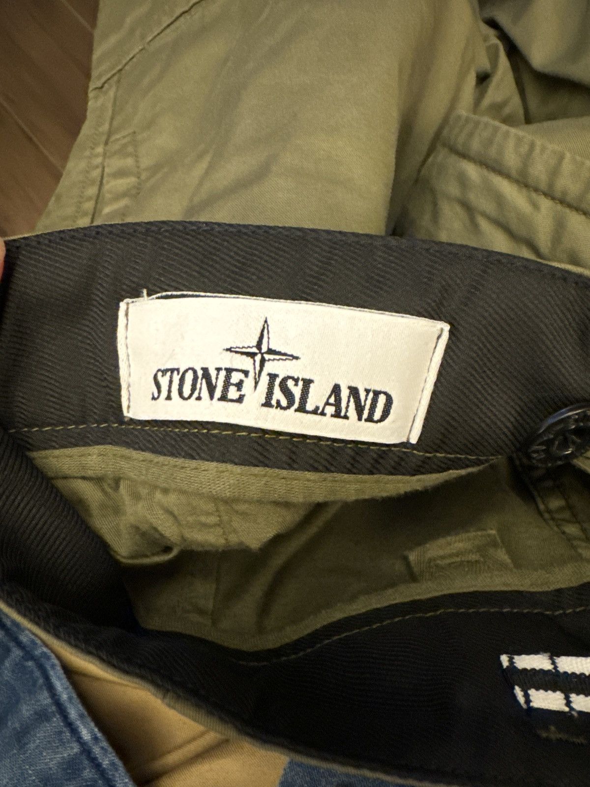 Stone Island Stone Island Military Green Logo Patch Trousers Size US 30 / EU 46 - 4 Thumbnail