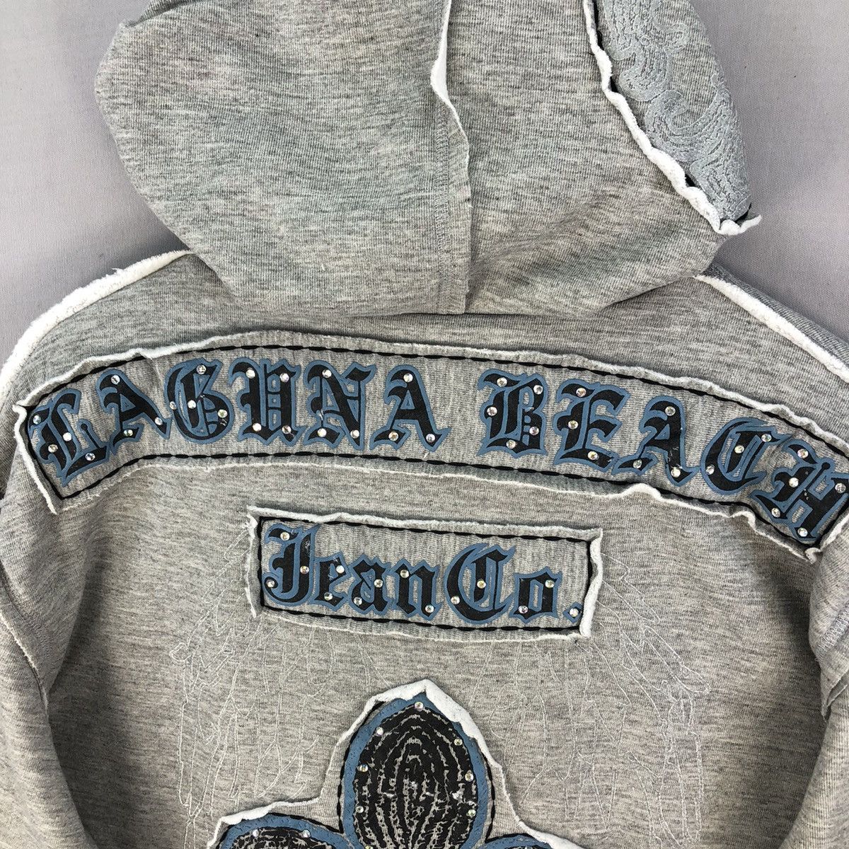 Affliction LBJ Co Crazy Fleur Zip Up Hoodie Jacket Like Chrome Hearts Size US L / EU 52-54 / 3 - 12 Thumbnail