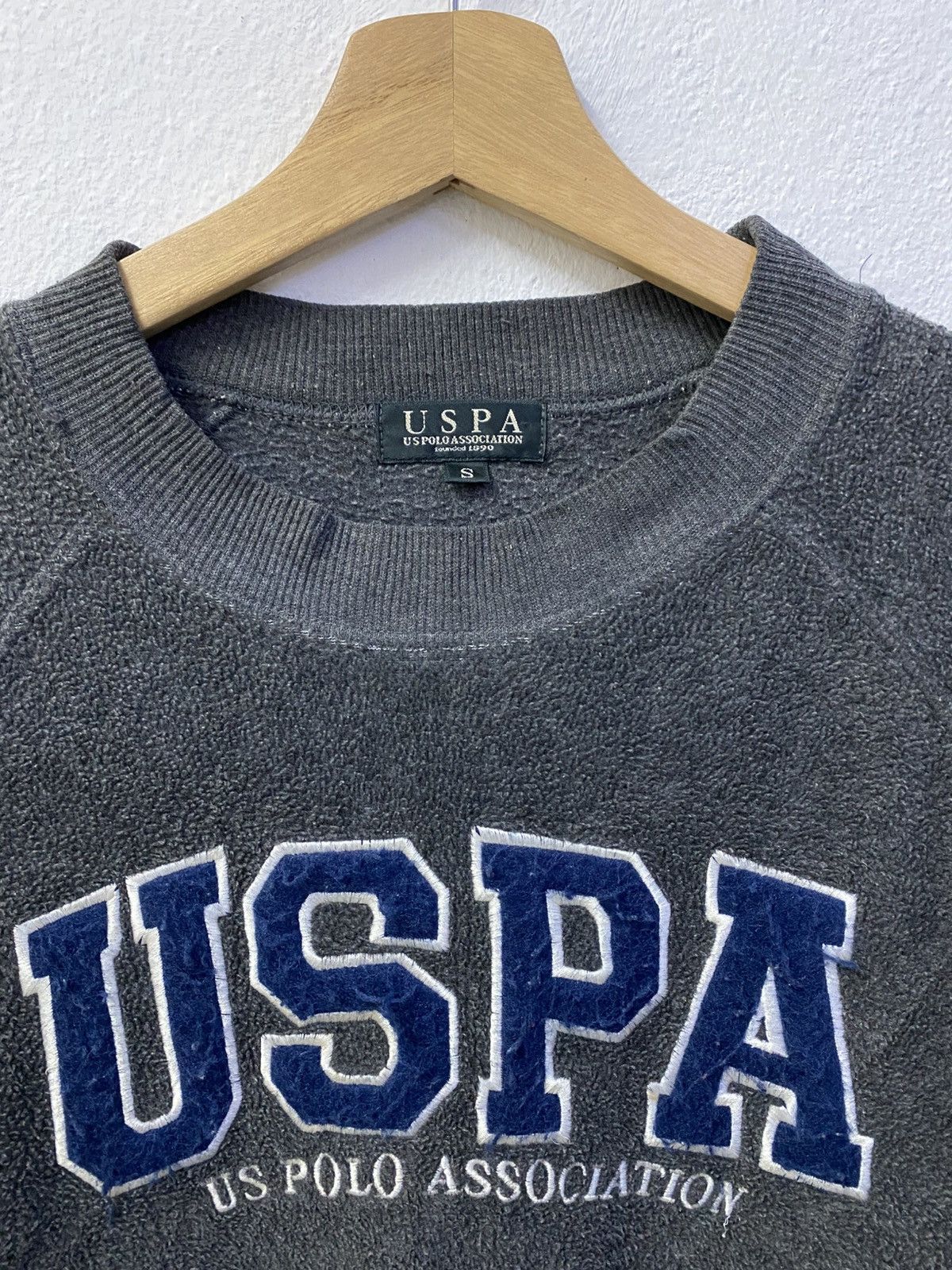 U.S. Polo Assn. × Vintage Vintage US Polo Association Fleece Sweatshirt Size US S / EU 44-46 / 1 - 7 Thumbnail