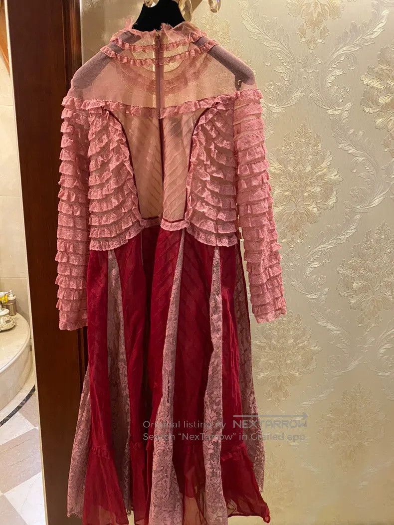 Valentino Valentino Patchwork dress Size S / US 4 / IT 40 - 4 Thumbnail