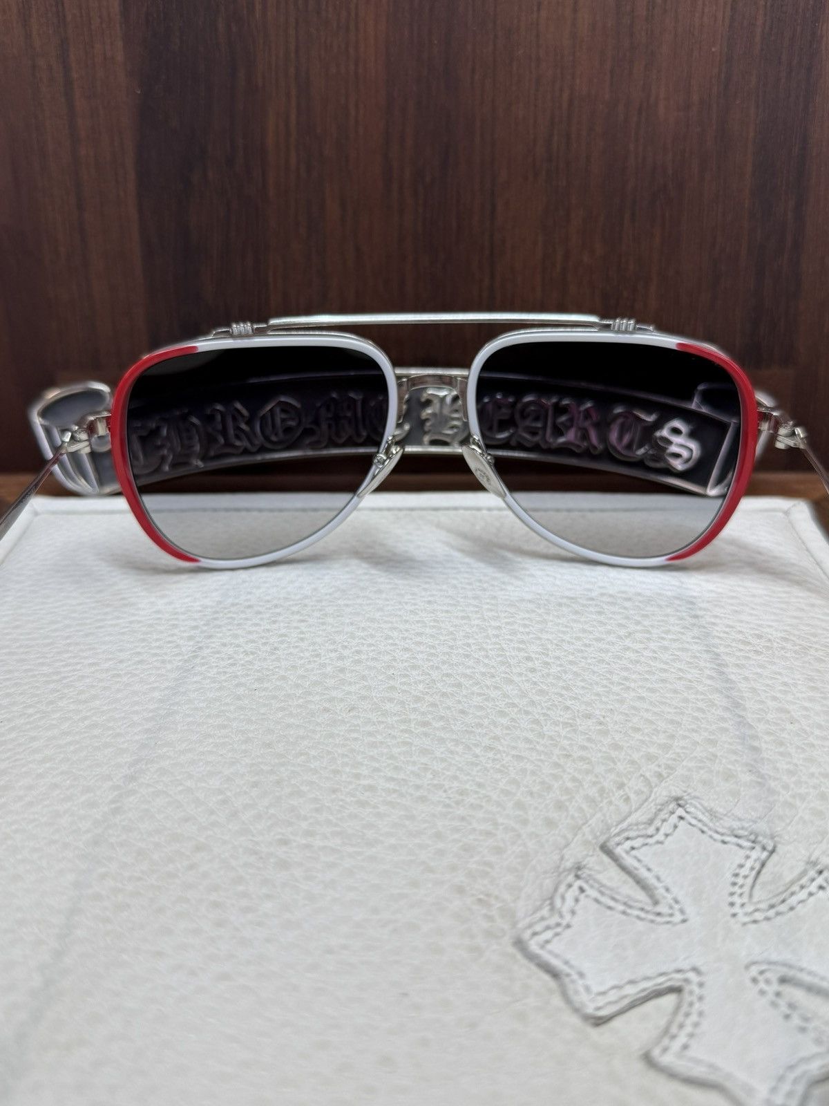 Chrome Hearts Chrome Hearts Whisker Biscuit Sunglasses Size ONE SIZE - 5 Thumbnail