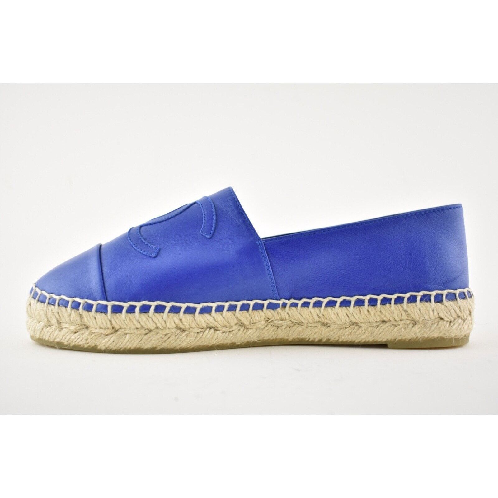 Chanel 19C Lambskin CC Logo Double Sole Espadrille Ballet Flat 35 Size US 5 / IT 35 - 9 Thumbnail