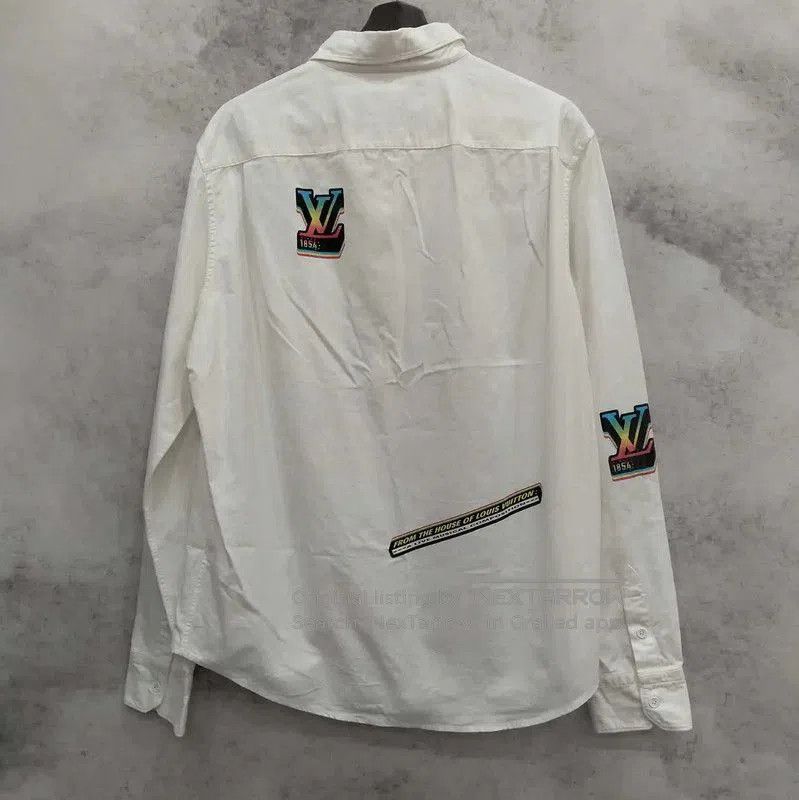 Louis Vuitton Louis Vuitton Men's Long Sleeve White Shirt . Size US L / EU 52-54 / 3 - 2 Thumbnail
