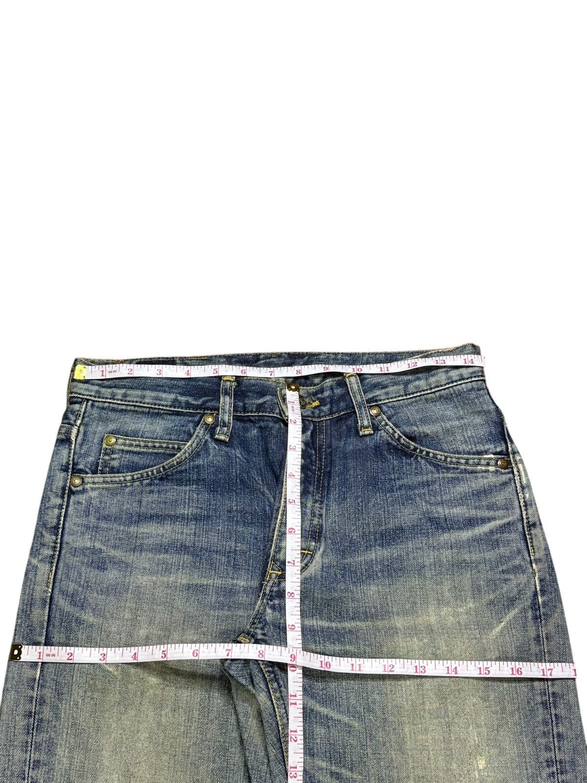 Japanese Brand × Lee Vintage Lee Sick Mud Wash Distressed Bootcut Flare Jeans Size US 29 - 13 Thumbnail