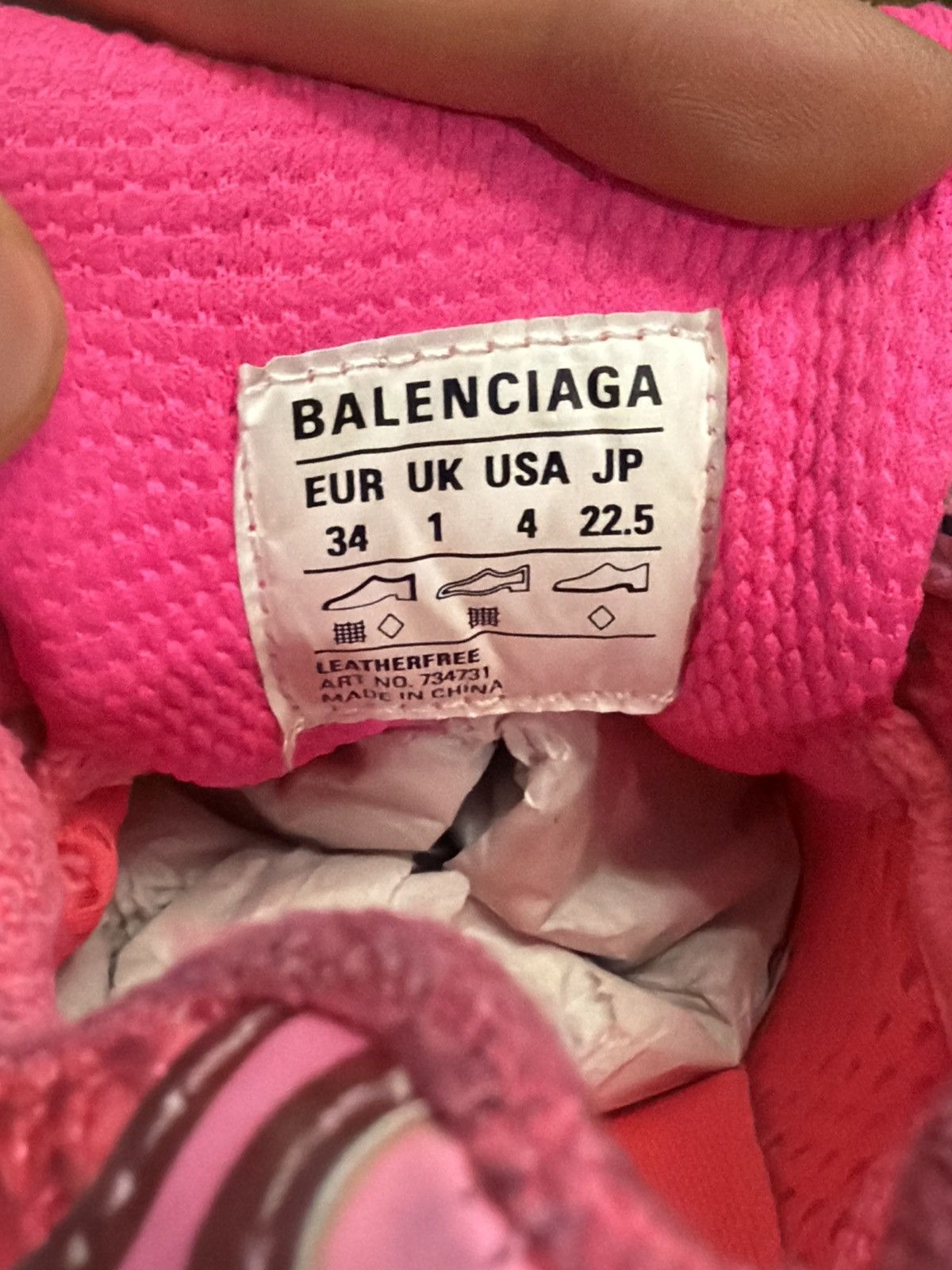 Balenciaga Size 34EU/4W - Balenciaga 3XL Pink Distressed NEW Size US 4 / IT 34 - 11 Thumbnail
